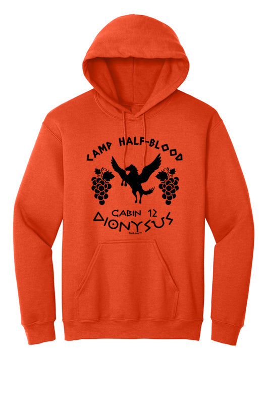 Camp Half Blood Cabin 12 Dionysus Hoodie Sweatshirt by-Hoodie-TooLoud-White-Small-Davson Sales