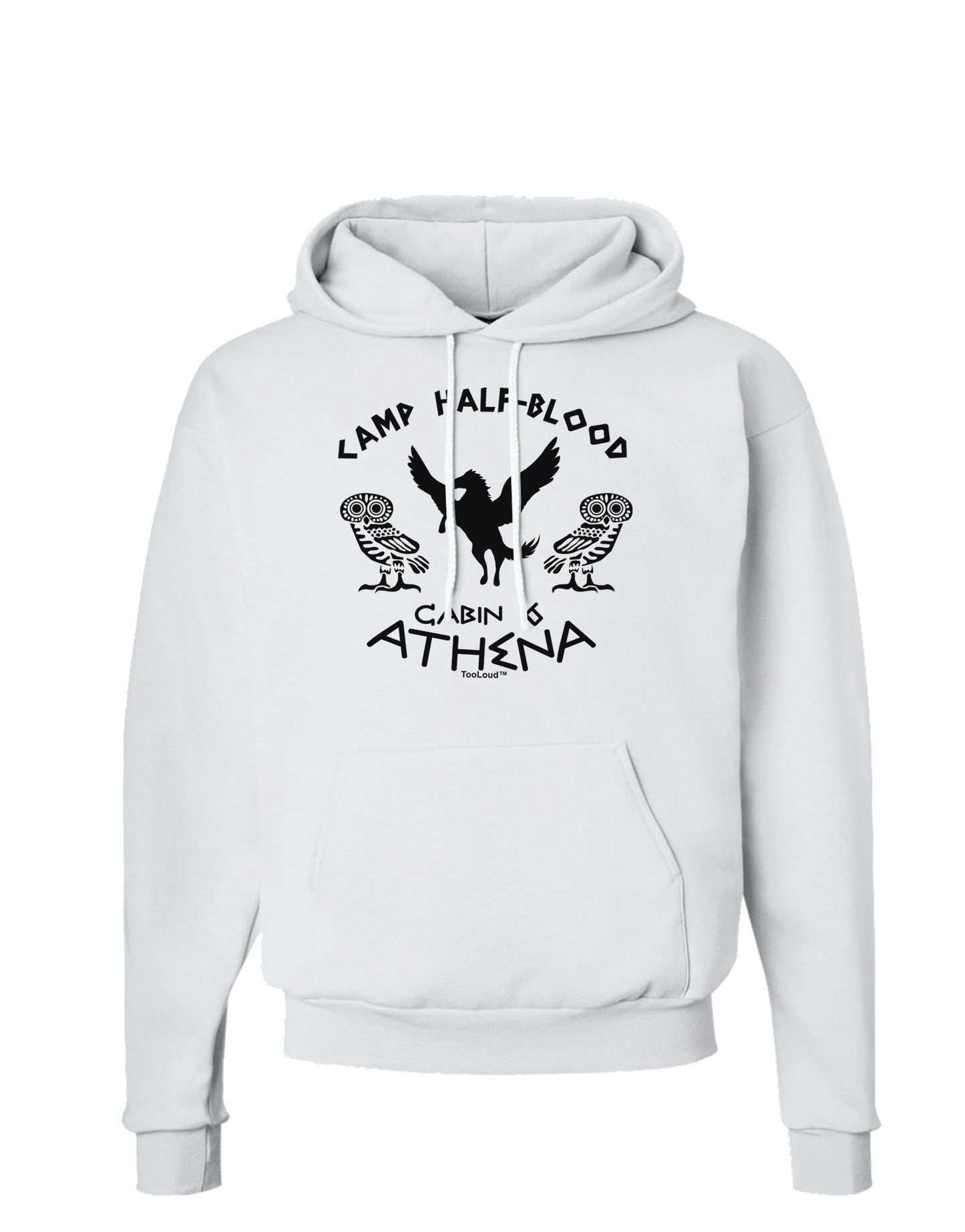 Camp Half Blood Cabin 6 Athena Hoodie Sweatshirt by-Hoodie-TooLoud-White-Small-Davson Sales