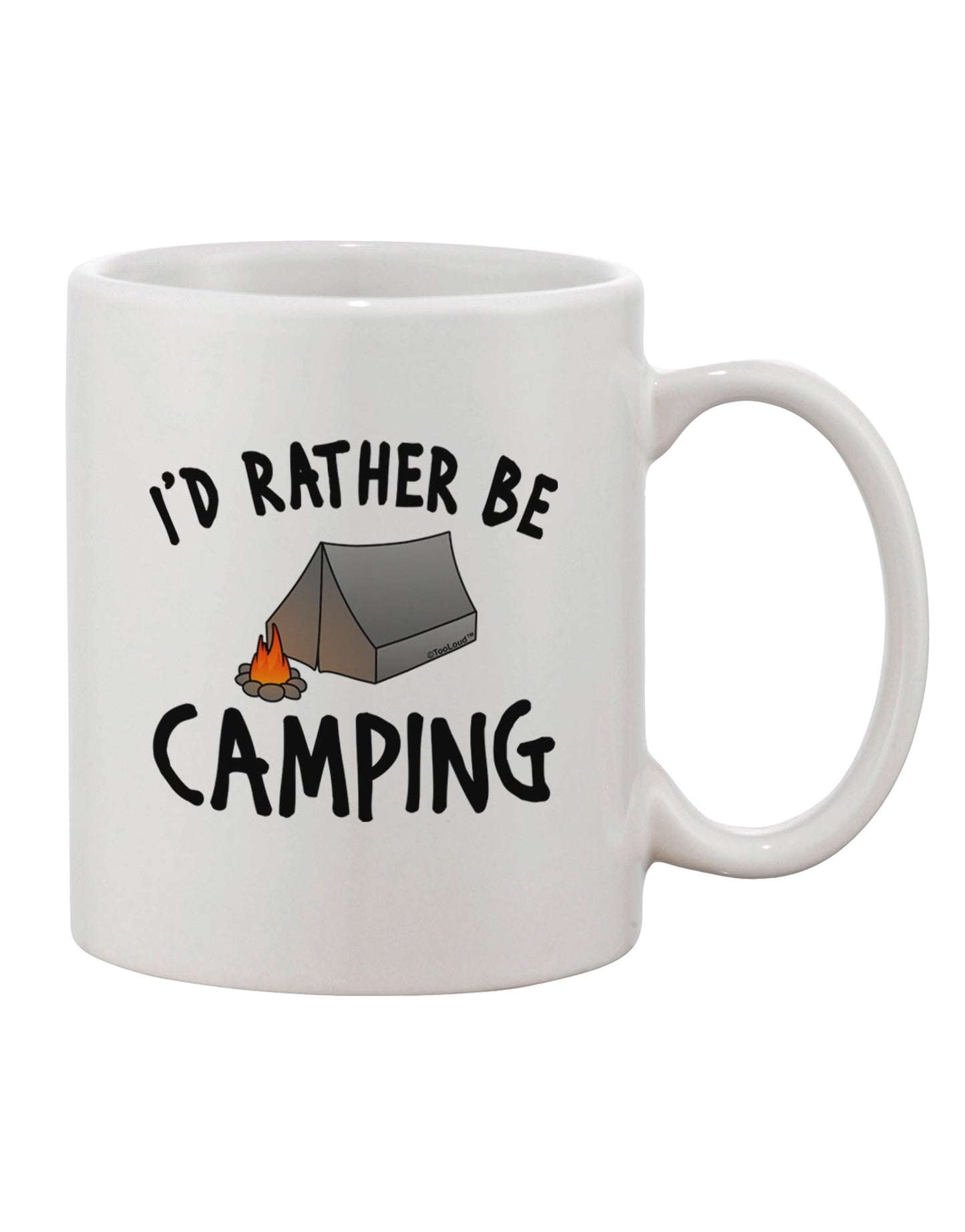 Camping Enthusiast's Preferred Choice - 11 oz Printed Coffee Mug - TooLoud-11 OZ Coffee Mug-TooLoud-White-Davson Sales