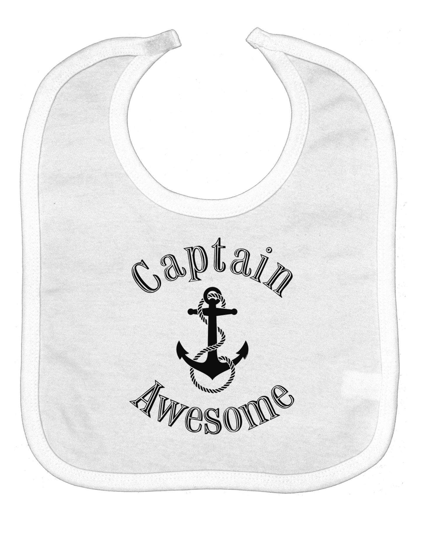captain Awesome Funny Baby Bib