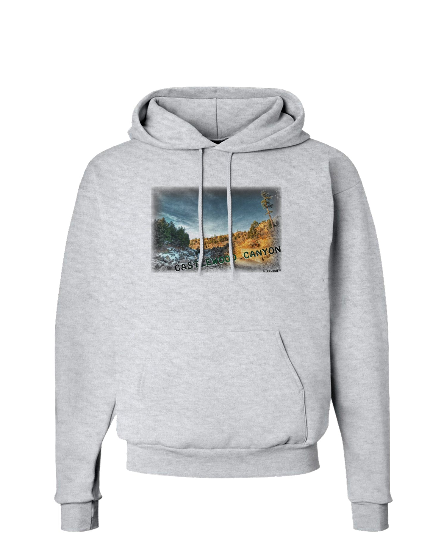 Castlewood Canyon Old Photo Hoodie Sweatshirt-Hoodie-TooLoud-AshGray-Small-Davson Sales
