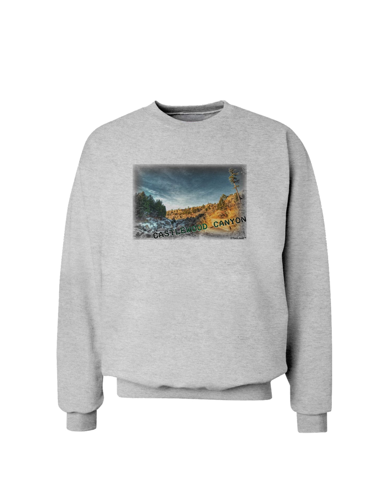 Castlewood Canyon Old Photo Sweatshirt-Sweatshirts-TooLoud-AshGray-Small-Davson Sales