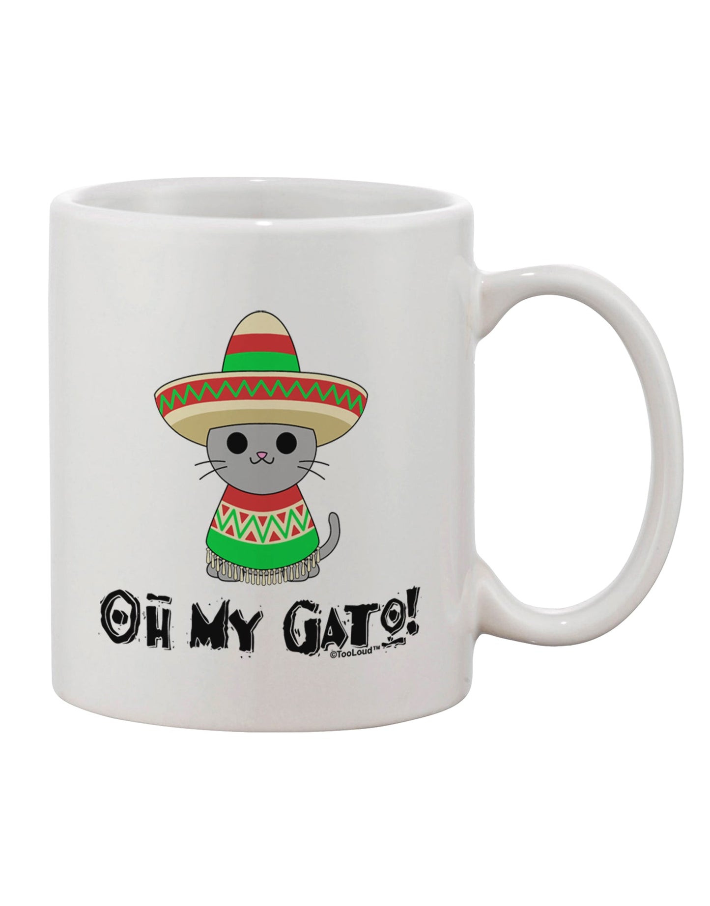 Cinco De Mayo Inspired 11 oz Coffee Mug - Expertly Crafted by TooLoud-11 OZ Coffee Mug-TooLoud-White-Davson Sales