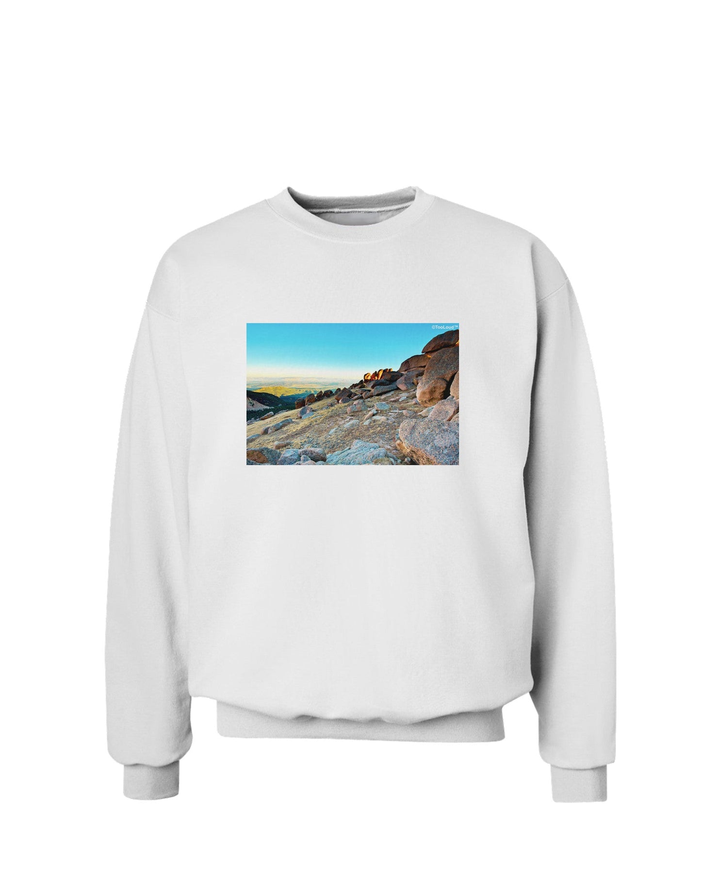 CO Rockies View Sweatshirt-Sweatshirts-TooLoud-White-Small-Davson Sales