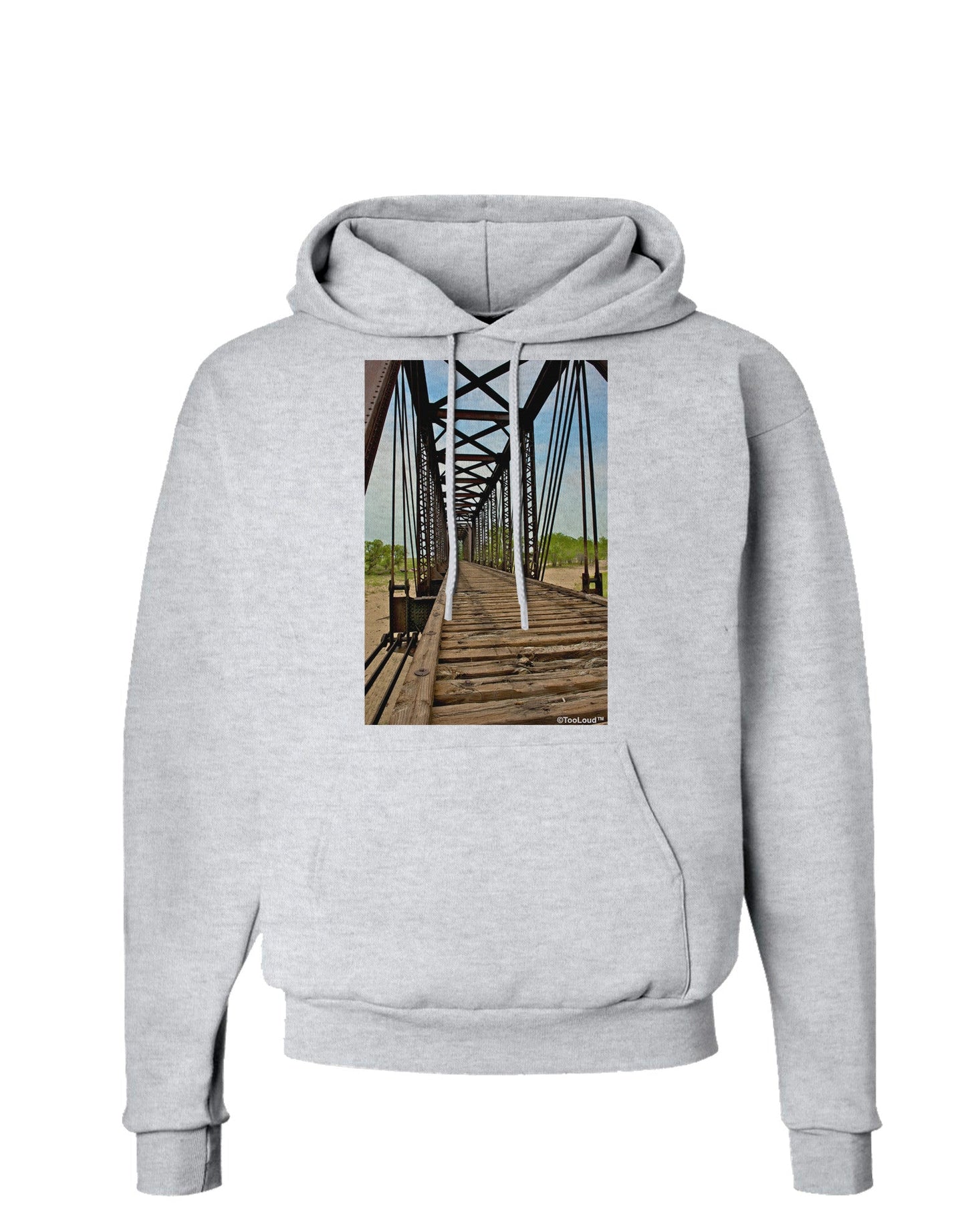Colorado Landscape Bridge Hoodie Sweatshirt-Hoodie-TooLoud-AshGray-Small-Davson Sales