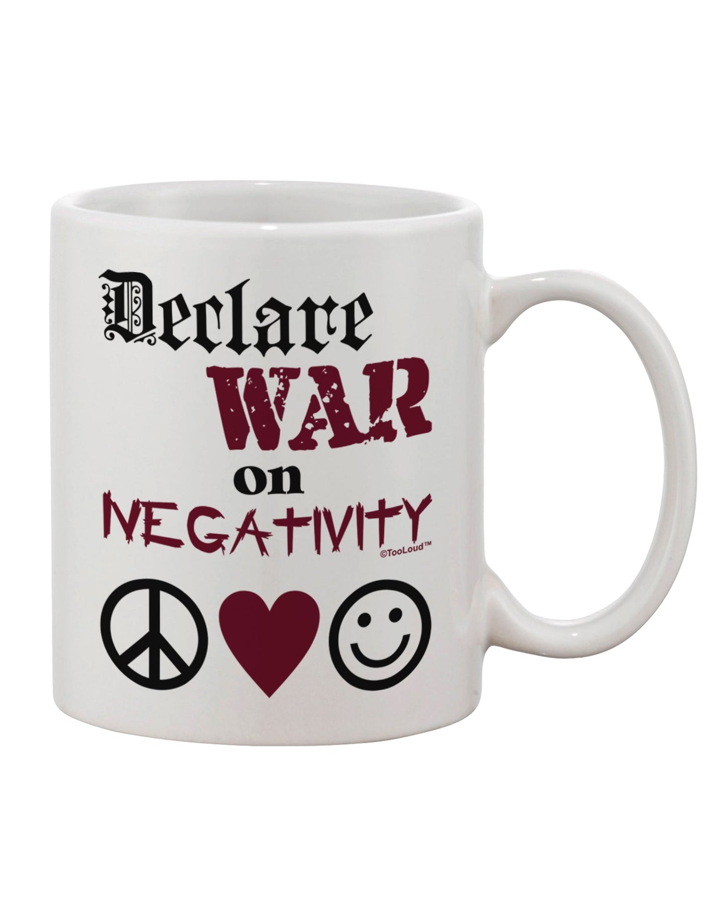Combat Negativity with Style - 11 oz Printed Coffee Mug by TooLoud-11 OZ Coffee Mug-TooLoud-White-Davson Sales