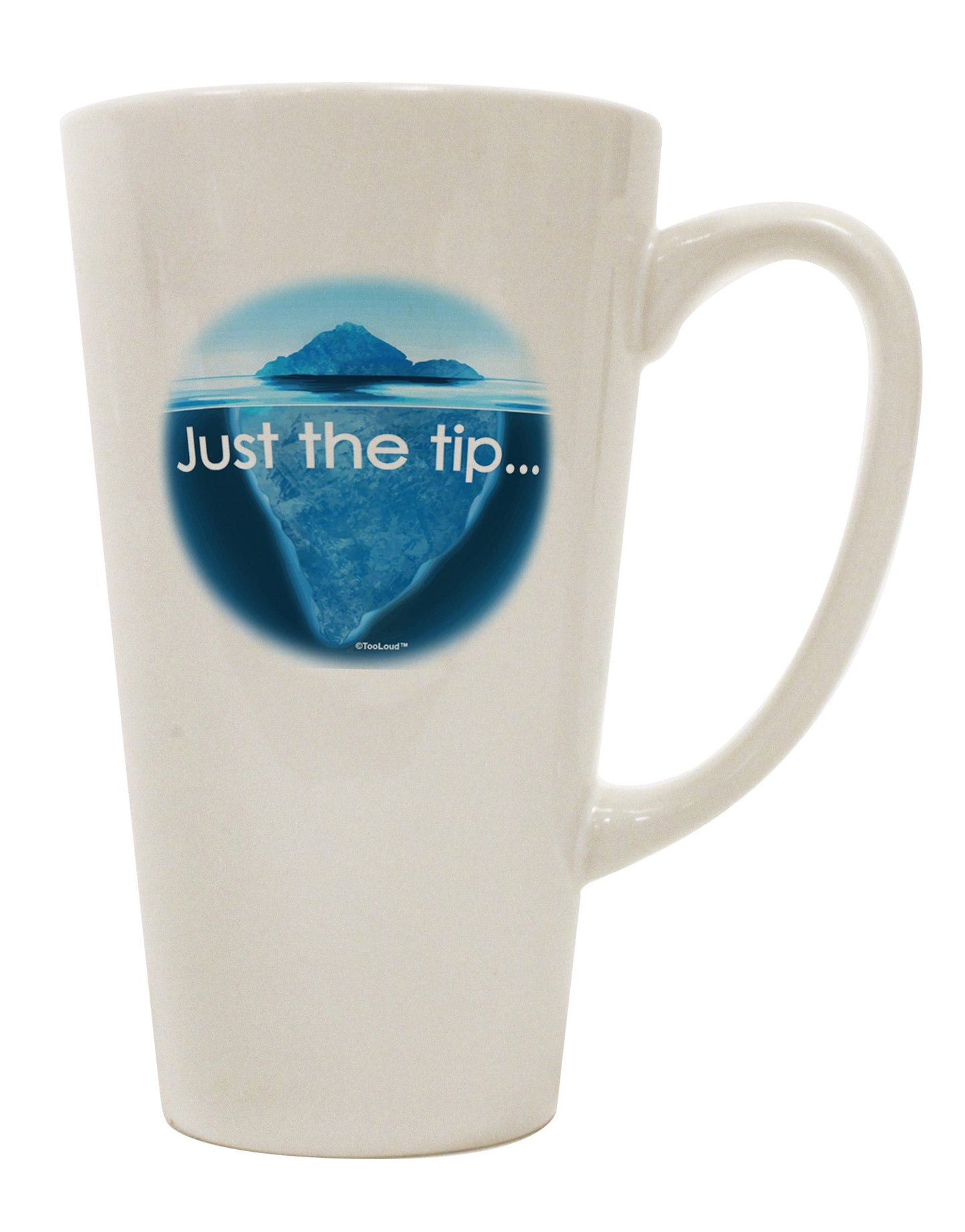 Conical Latte Coffee Mug - Expertly Crafted for a Perfect Sip Experience-Conical Latte Mug-TooLoud-White-Davson Sales