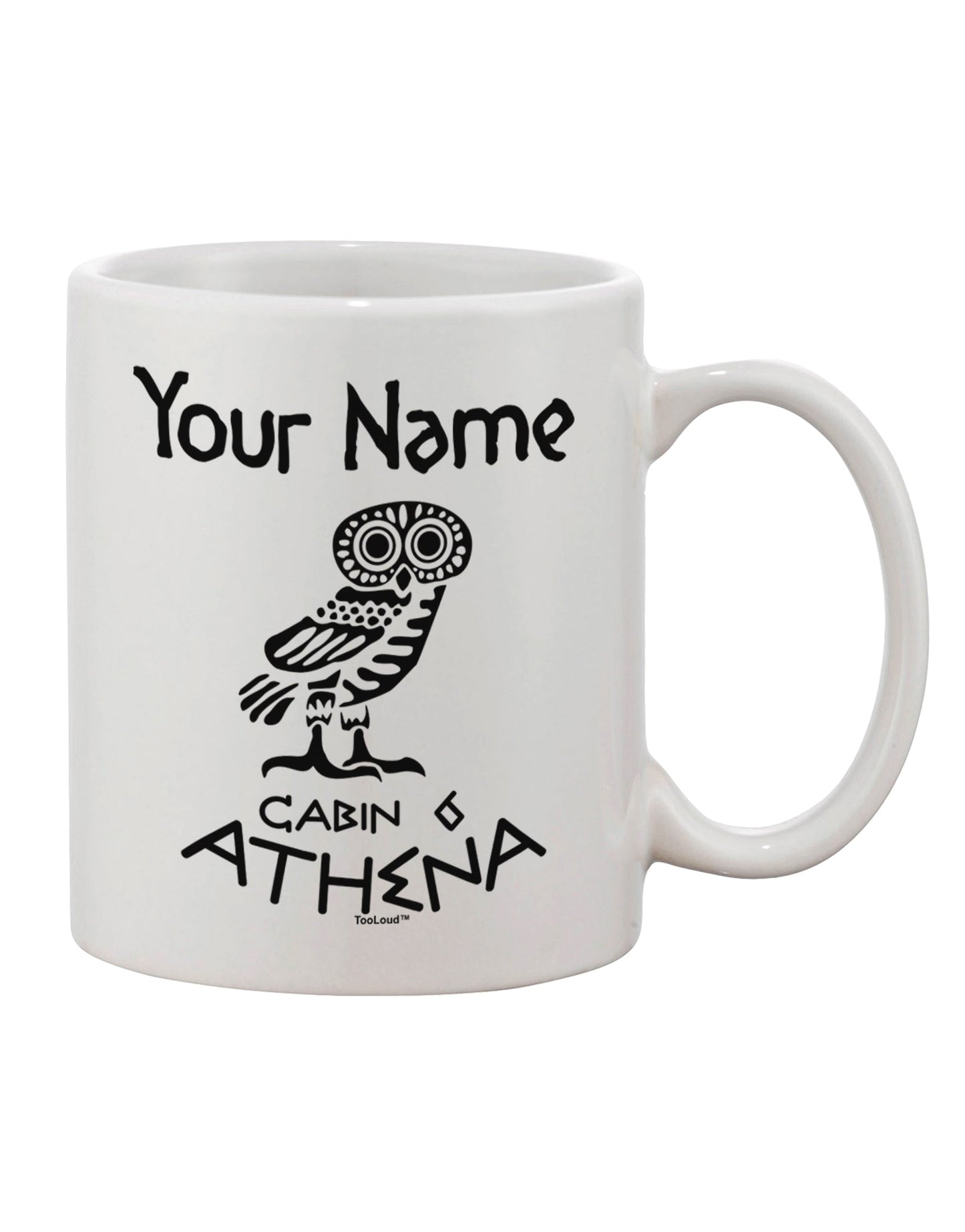 Customized Cabin 6 Athena Design 11 oz Coffee Mug - Crafted by a Drinkware Expert-11 OZ Coffee Mug-TooLoud-White-Davson Sales