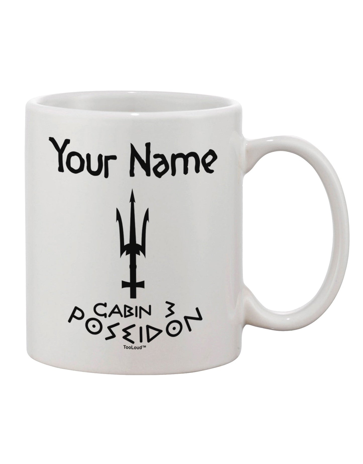 Customized Poseidon Design 11 oz Coffee Mug - Expertly Crafted Drinkware TooLoud-11 OZ Coffee Mug-TooLoud-White-Davson Sales