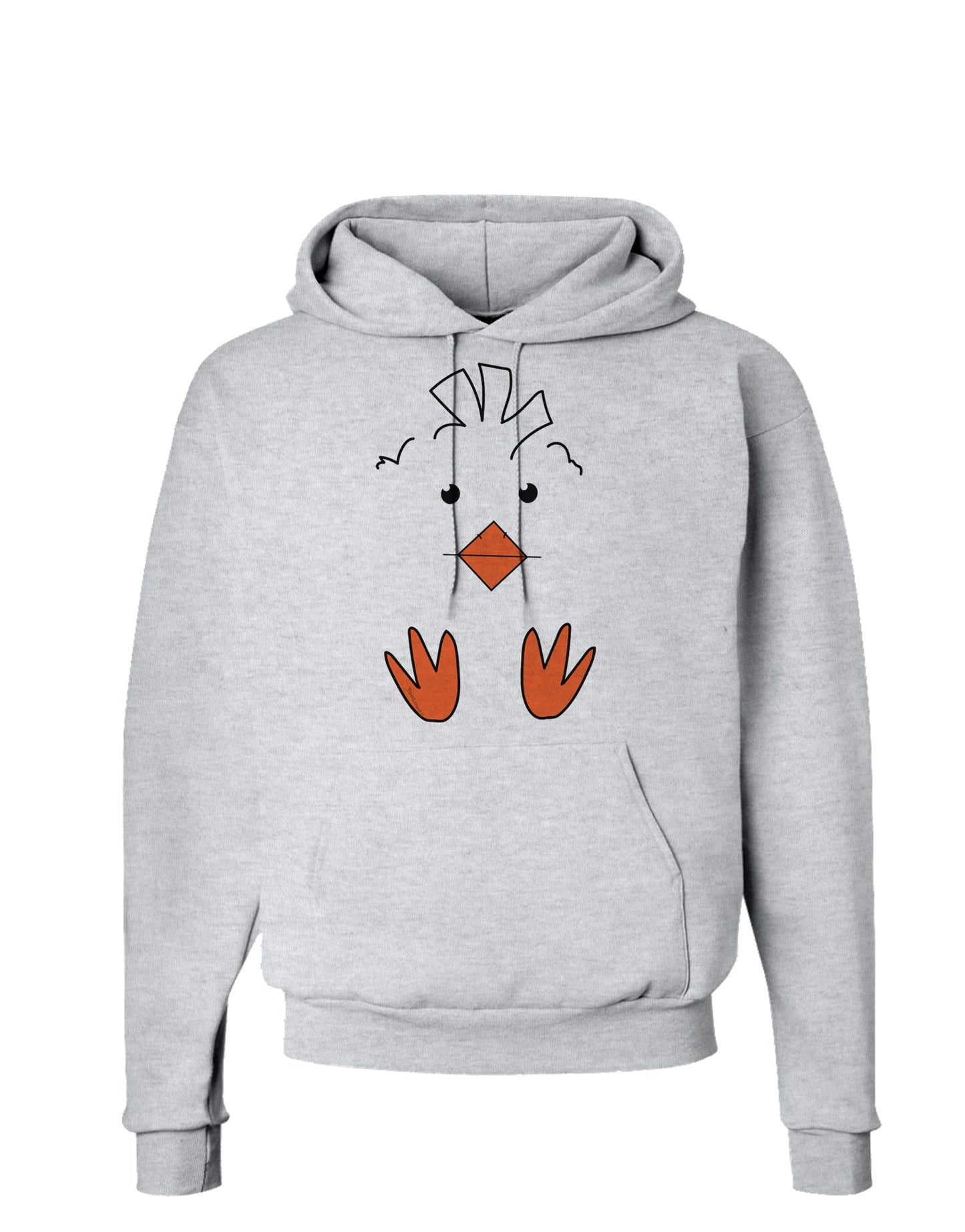 Cute Easter Chick Face Hoodie Sweatshirt-Hoodie-TooLoud-AshGray-Small-Davson Sales