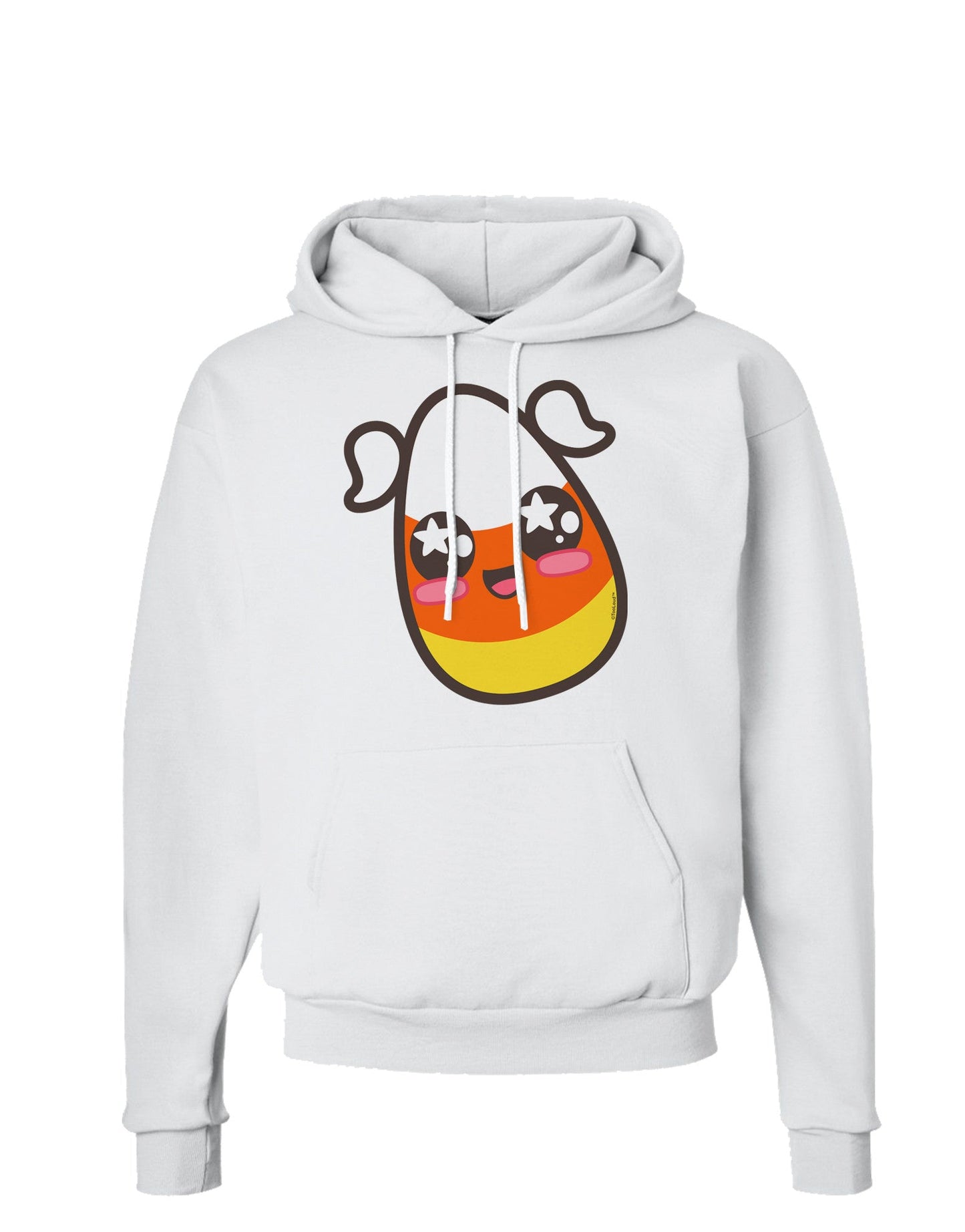 Cute Girl Child Candy Corn Family Halloween Hoodie Sweatshirt-Hoodie-TooLoud-White-Small-Davson Sales