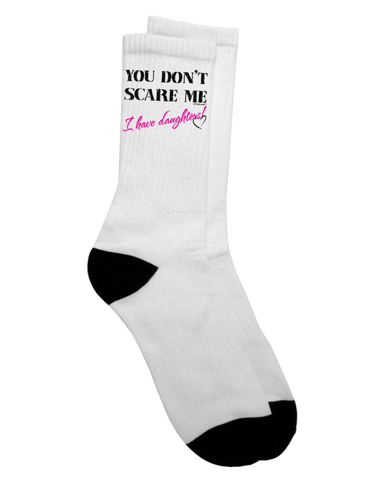 Daughters' Influence - Empowering Adult Crew Socks by TooLoud-Socks-TooLoud-White-Ladies-4-6-Davson Sales