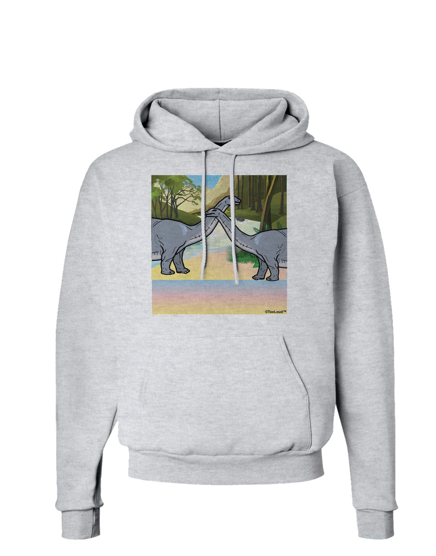 Diplodocus Longus - Without Name Hoodie Sweatshirt-Hoodie-TooLoud-AshGray-Small-Davson Sales