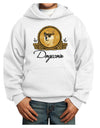 Doge Coins Youth Hoodie Pullover Sweatshirt-Youth Hoodie-TooLoud-White-XS-Davson Sales