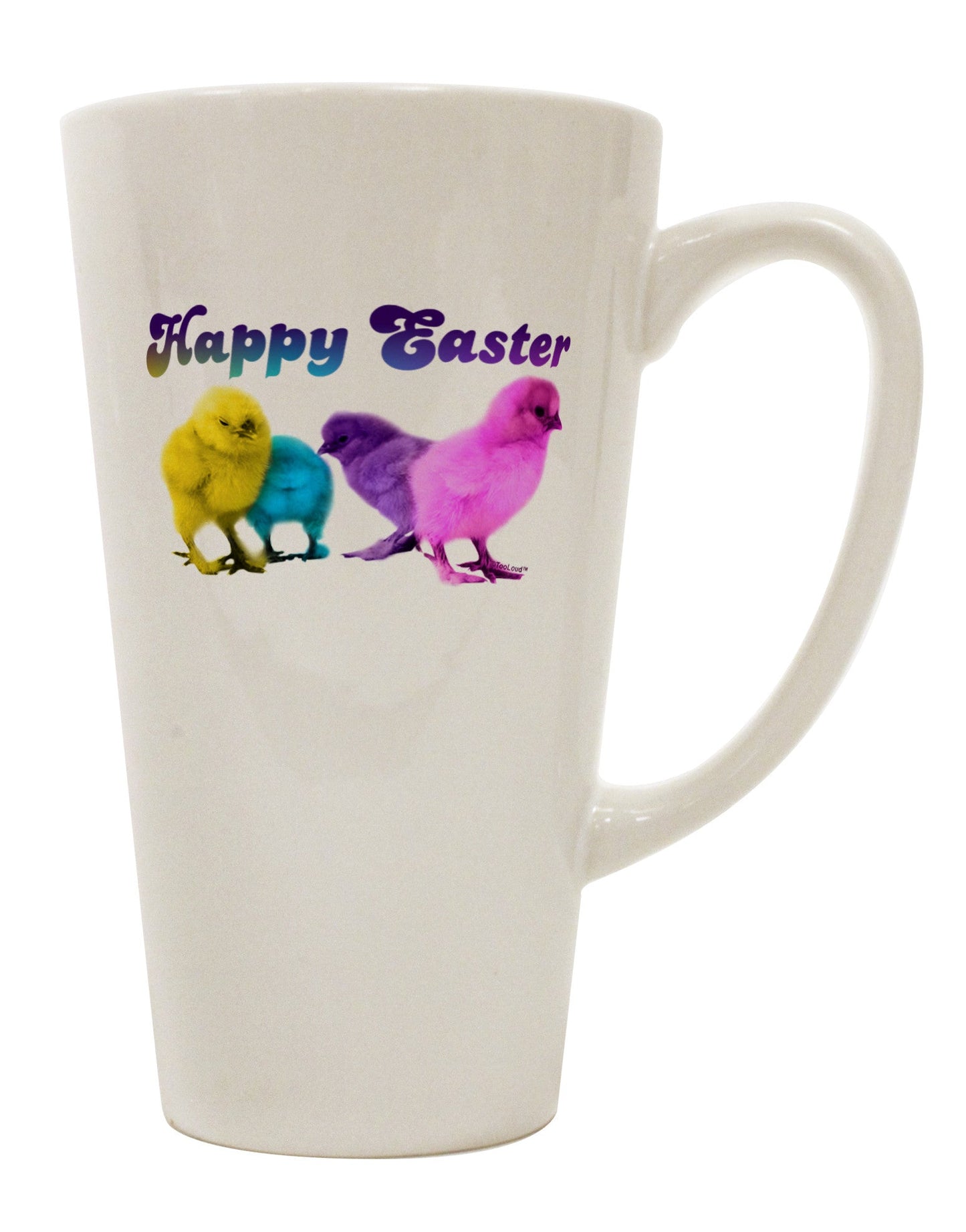 Easter-inspired Peepers 16 oz Conical Latte Coffee Mug - Expertly Crafted Drinkware-Conical Latte Mug-TooLoud-Davson Sales