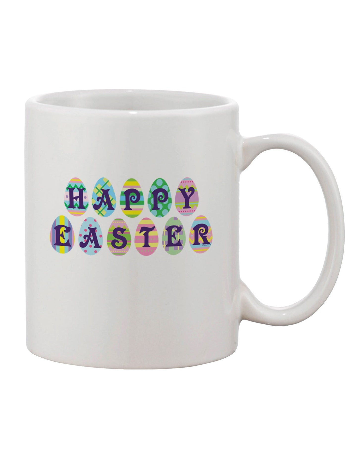 Easter-themed Happy Easter 11 oz Coffee Mug - Perfect for Celebrating the Season! - TooLoud-11 OZ Coffee Mug-TooLoud-White-Davson Sales