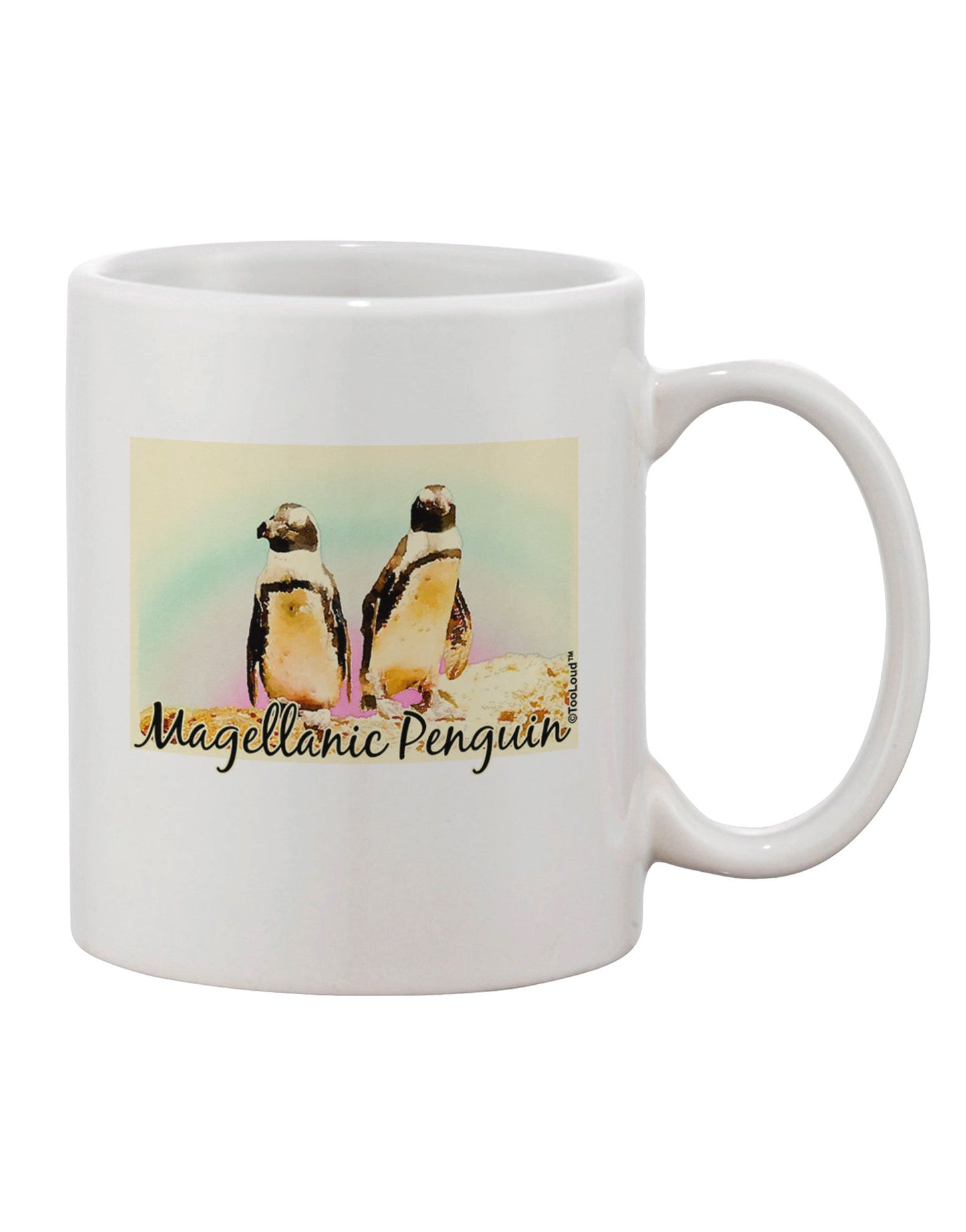 Elevate Your Sipping Experience with the Majestic Magellanic Penguin Text Printed 11 oz Coffee Mug - TooLoud-11 OZ Coffee Mug-TooLoud-White-Davson Sales
