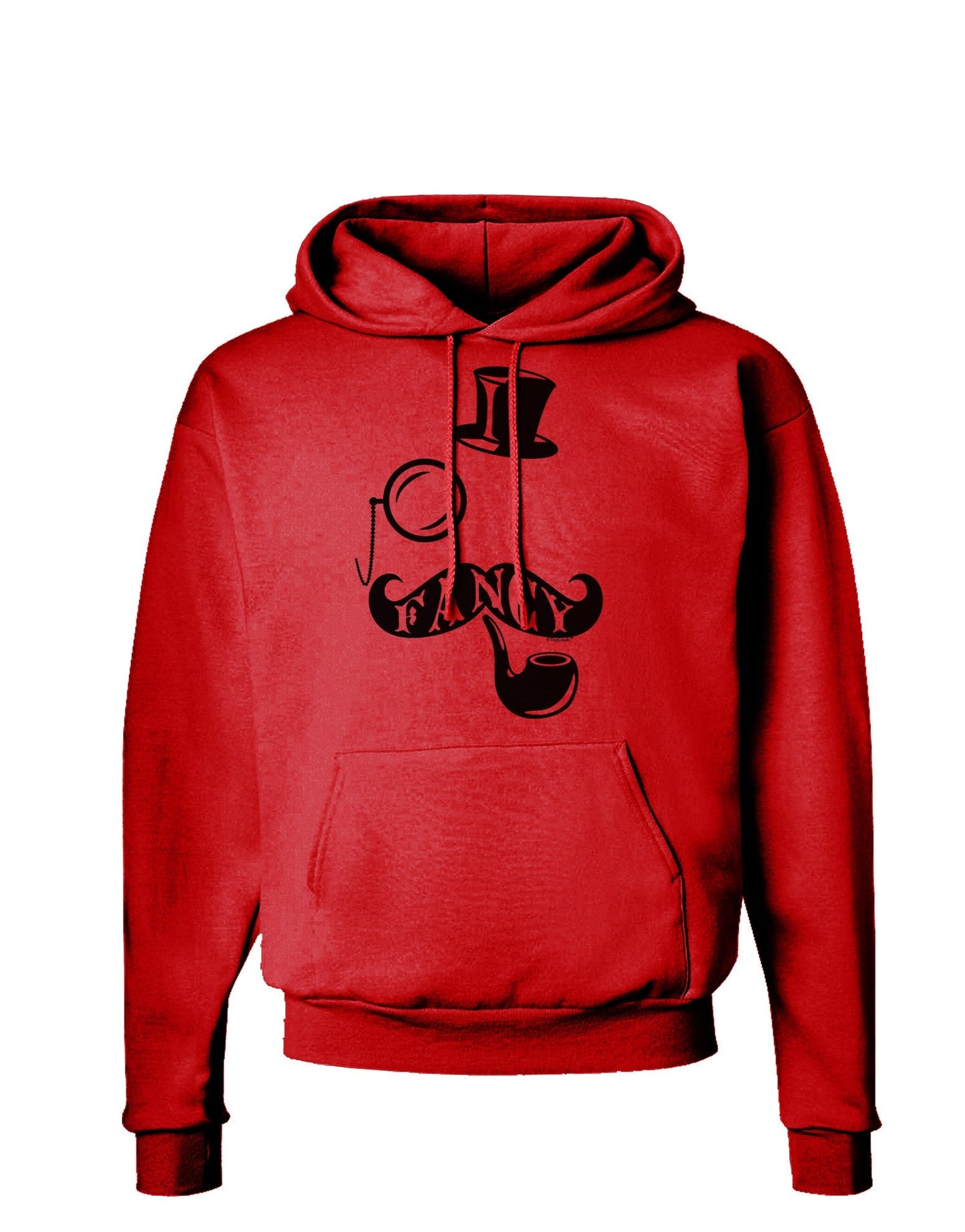 Fancy Tophat Mustache Pipe and Monocle Hoodie Sweatshirt-Hoodie-TooLoud-Red-Small-Davson Sales