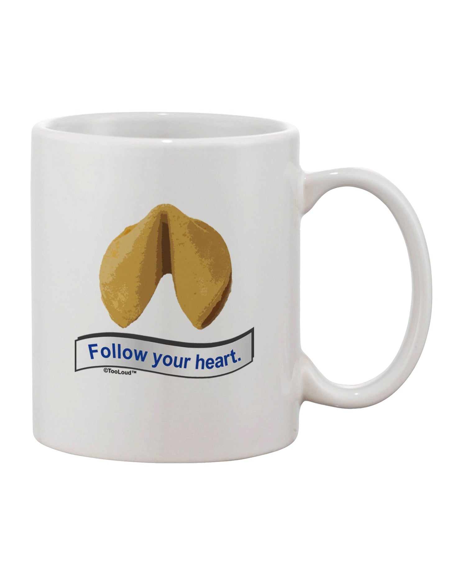 Fortune Printed 11 oz Coffee Mug - A Must-Have for Drinkware Enthusiasts-11 OZ Coffee Mug-TooLoud-White-Davson Sales