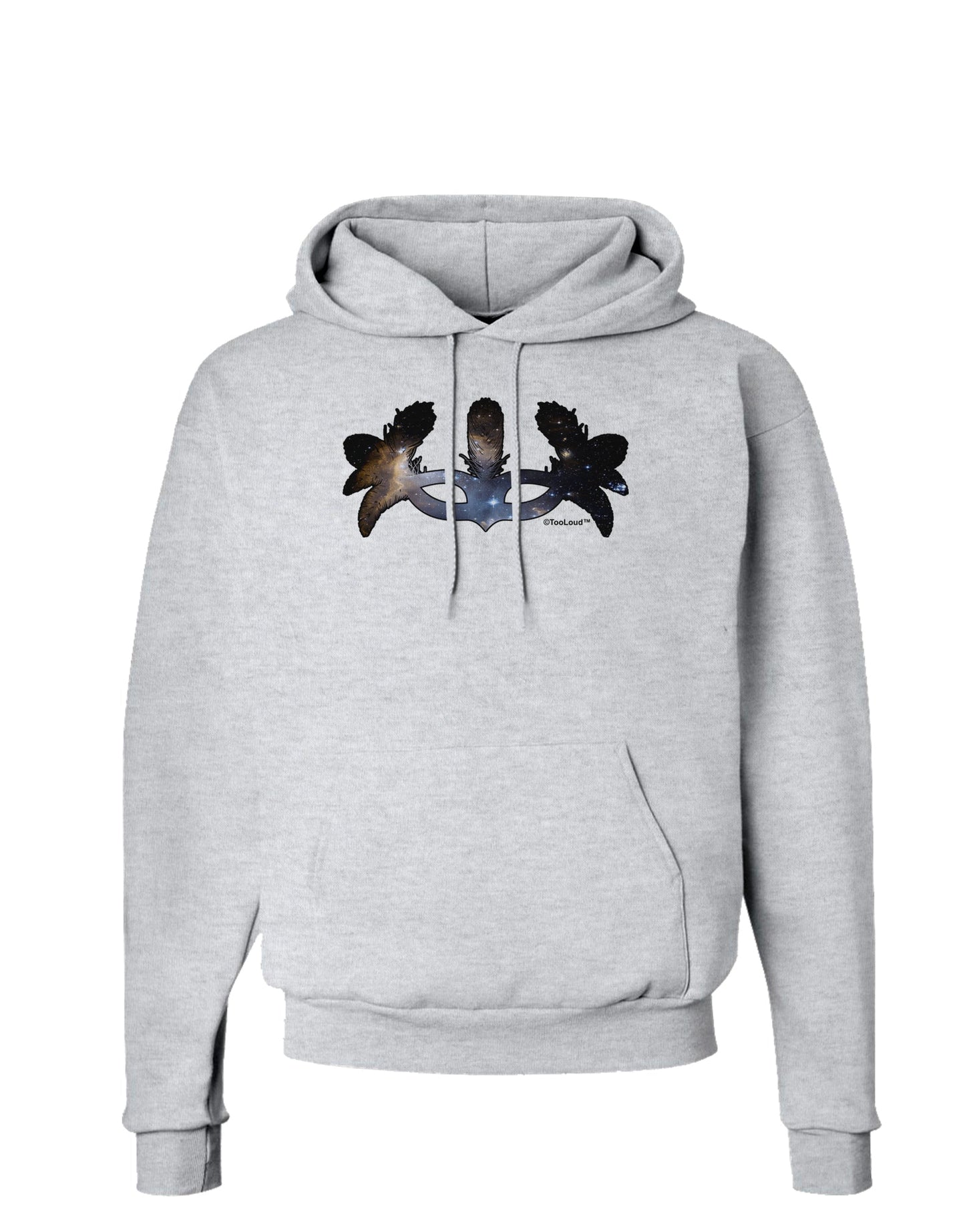 Galaxy Masquerade Mask Hoodie Sweatshirt by TooLoud-Hoodie-TooLoud-AshGray-Small-Davson Sales