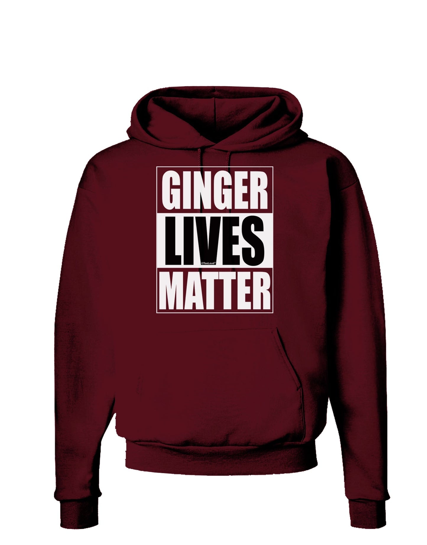 Ginger Lives Matter Dark Hoodie Sweatshirt by TooLoud-Hoodie-TooLoud-Maroon-Small-Davson Sales