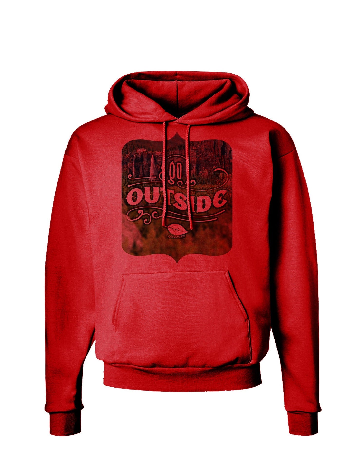 Go Outside - Beautiful Cliffs Hoodie Sweatshirt by-Hoodie-TooLoud-Red-Small-Davson Sales