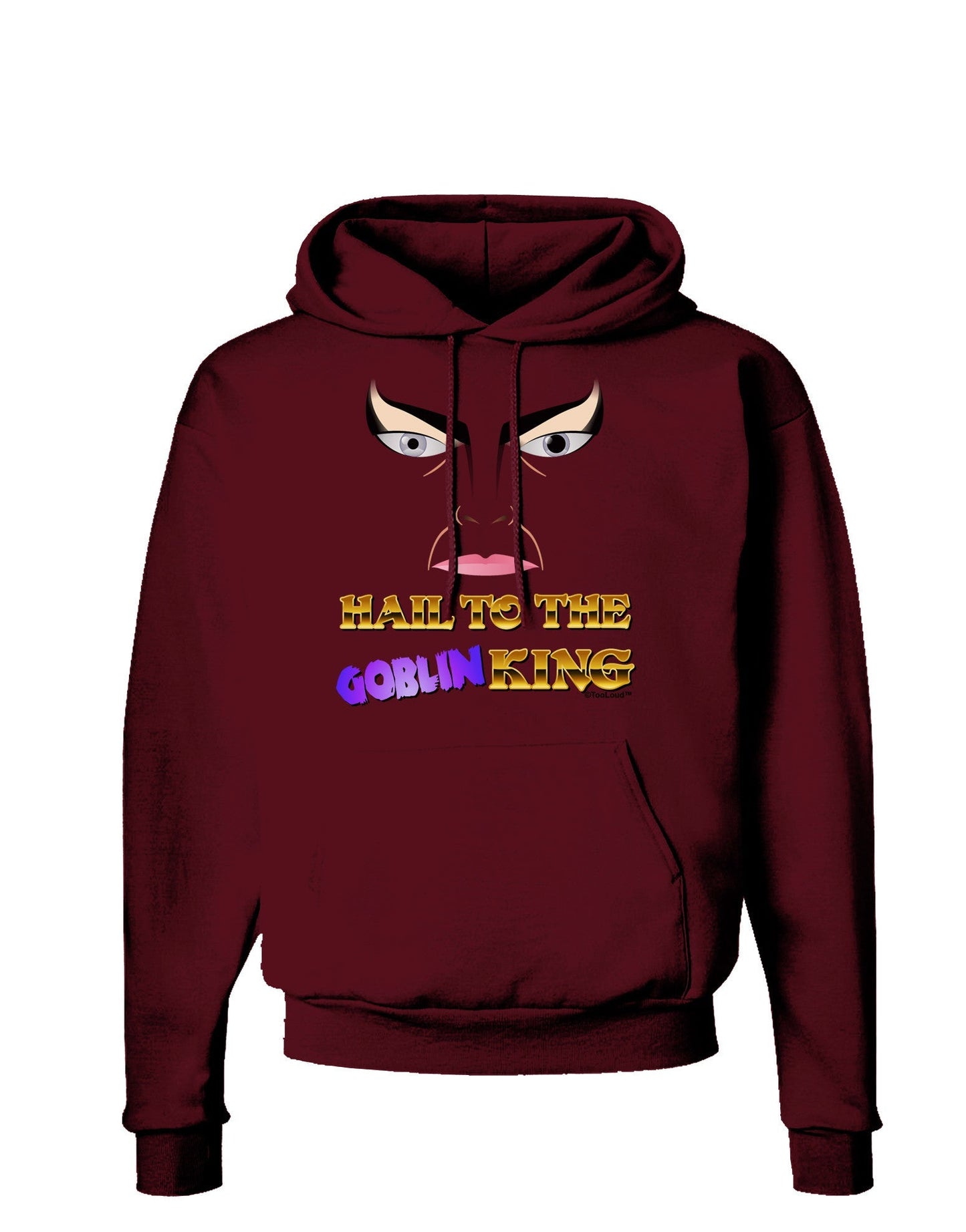 Hail to the Goblin King Dark Hoodie Sweatshirt-Hoodie-TooLoud-Maroon-Small-Davson Sales