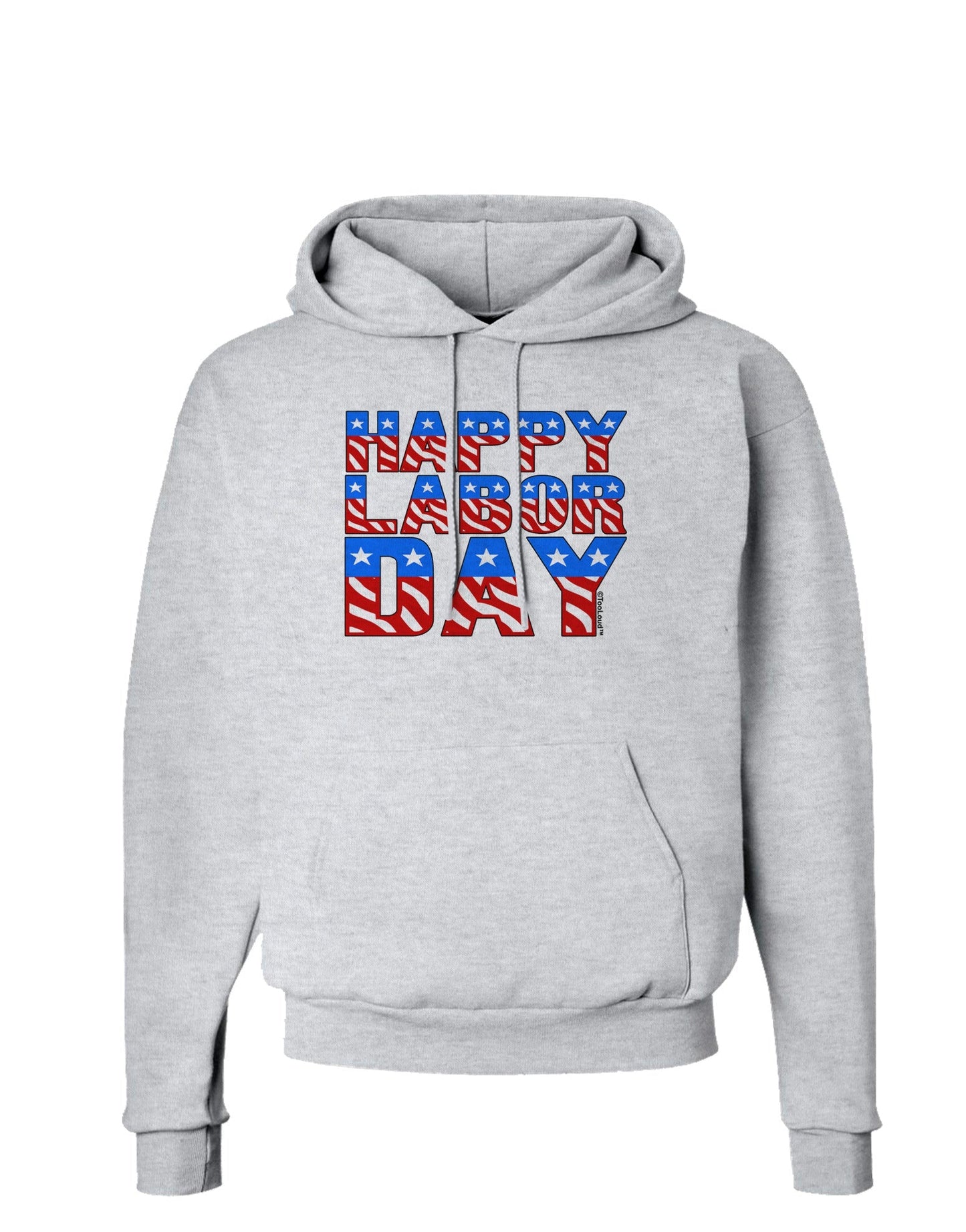 Happy Labor Day ColorText Hoodie Sweatshirt-Hoodie-TooLoud-AshGray-Small-Davson Sales