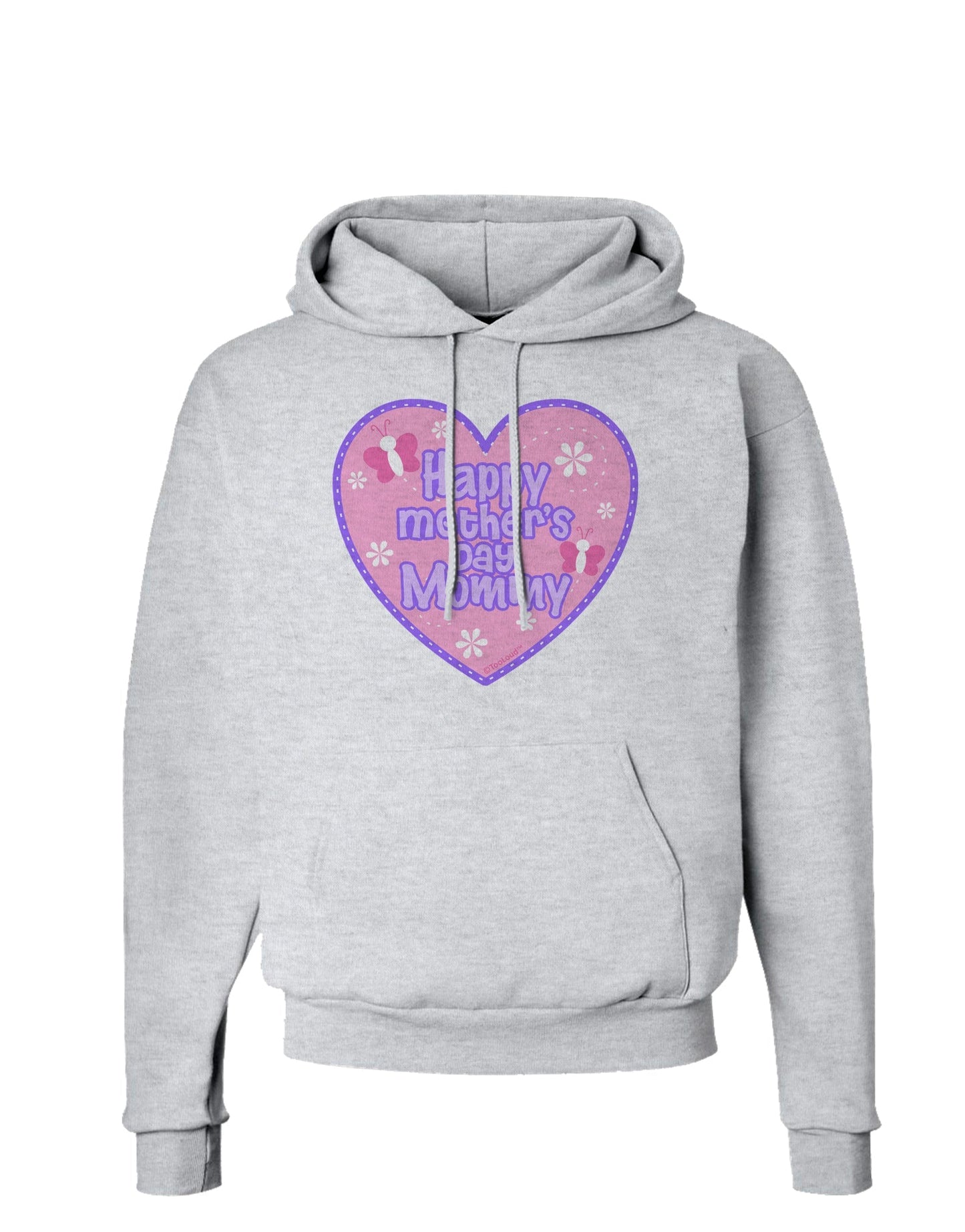 Happy Mother's Day Mommy - Pink Hoodie Sweatshirt by TooLoud-Hoodie-TooLoud-AshGray-Small-Davson Sales