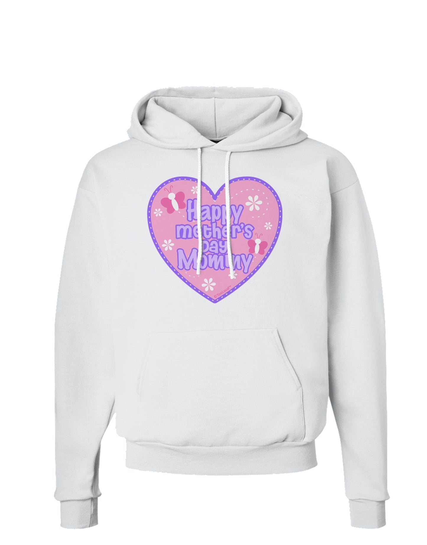 Happy Mother's Day Mommy - Pink Hoodie Sweatshirt by TooLoud-Hoodie-TooLoud-White-Small-Davson Sales