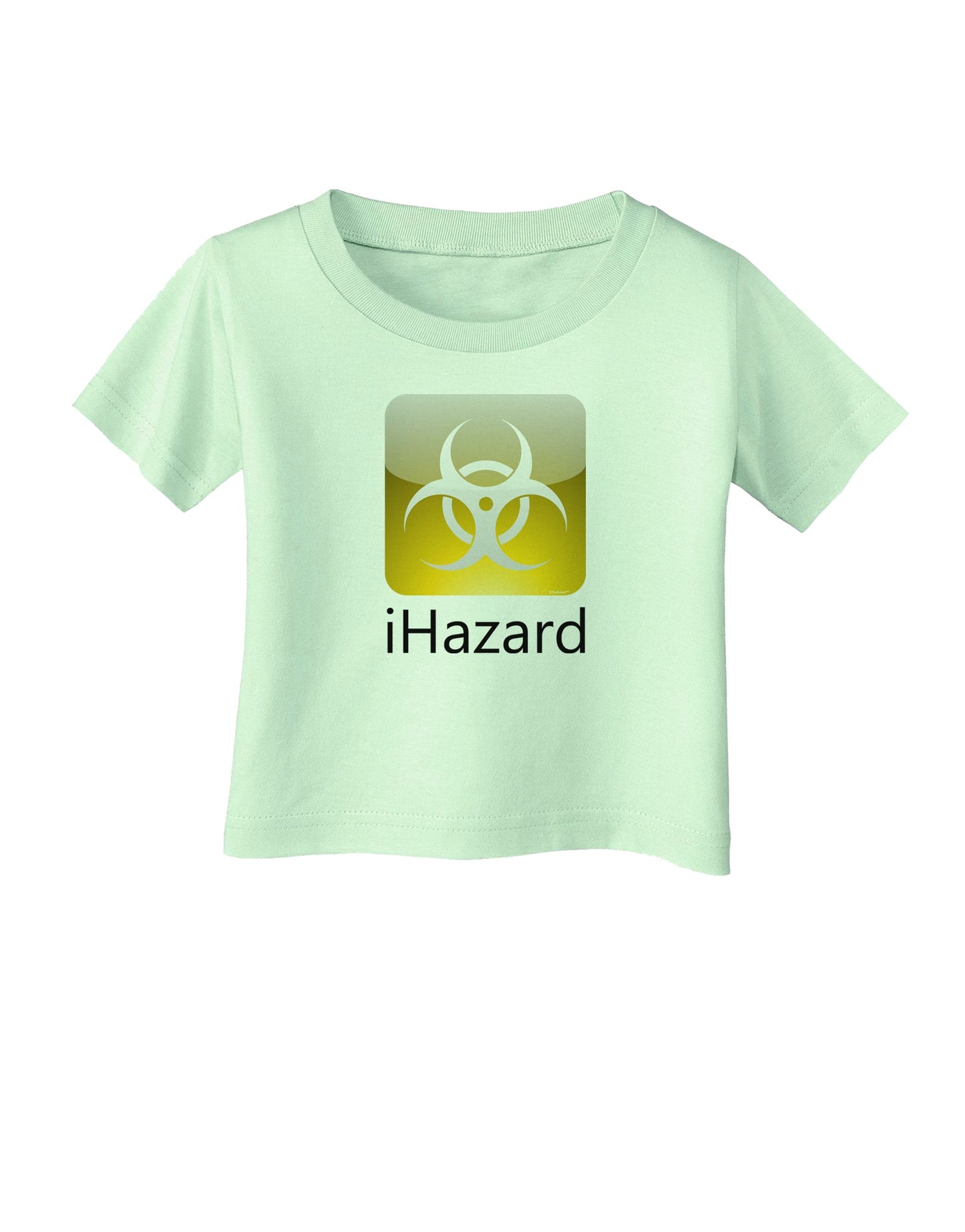 iHazard Logo - Zombie Apocalypse Infant T-Shirt-Infant T-Shirt-TooLoud-Light-Green-06-Months-Davson Sales