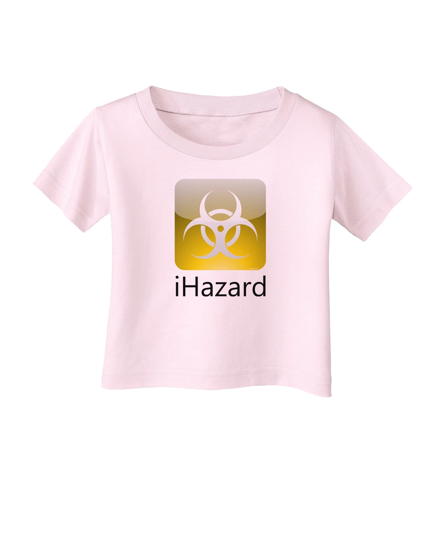 iHazard Logo - Zombie Apocalypse Infant T-Shirt-Infant T-Shirt-TooLoud-Light-Pink-06-Months-Davson Sales
