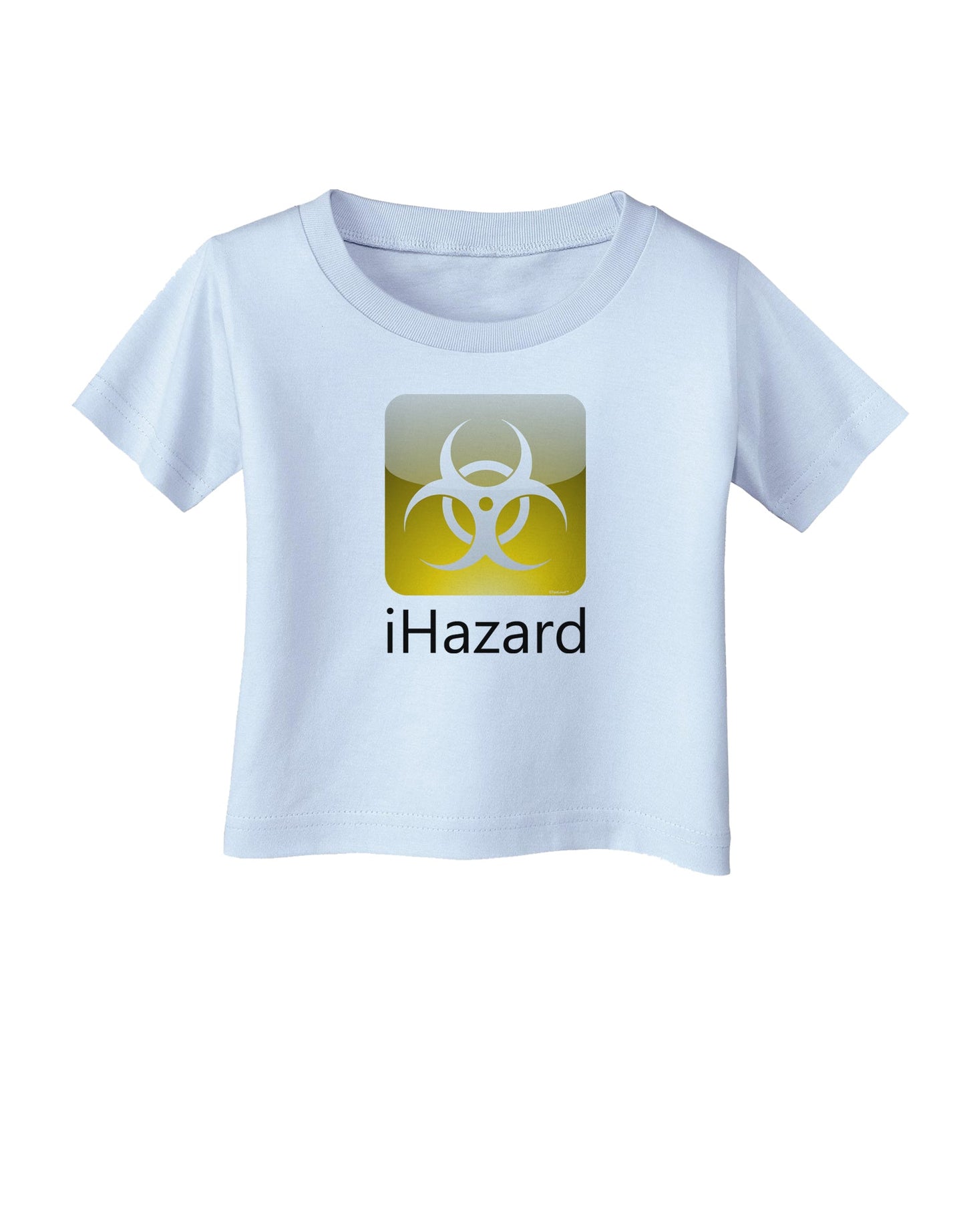 iHazard Logo - Zombie Apocalypse Infant T-Shirt-Infant T-Shirt-TooLoud-Light-Blue-06-Months-Davson Sales