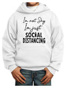 I'm not Shy I'm Just Social Distancing Youth Hoodie Pullover Sweatshirt-Youth Hoodie-TooLoud-White-XS-Davson Sales