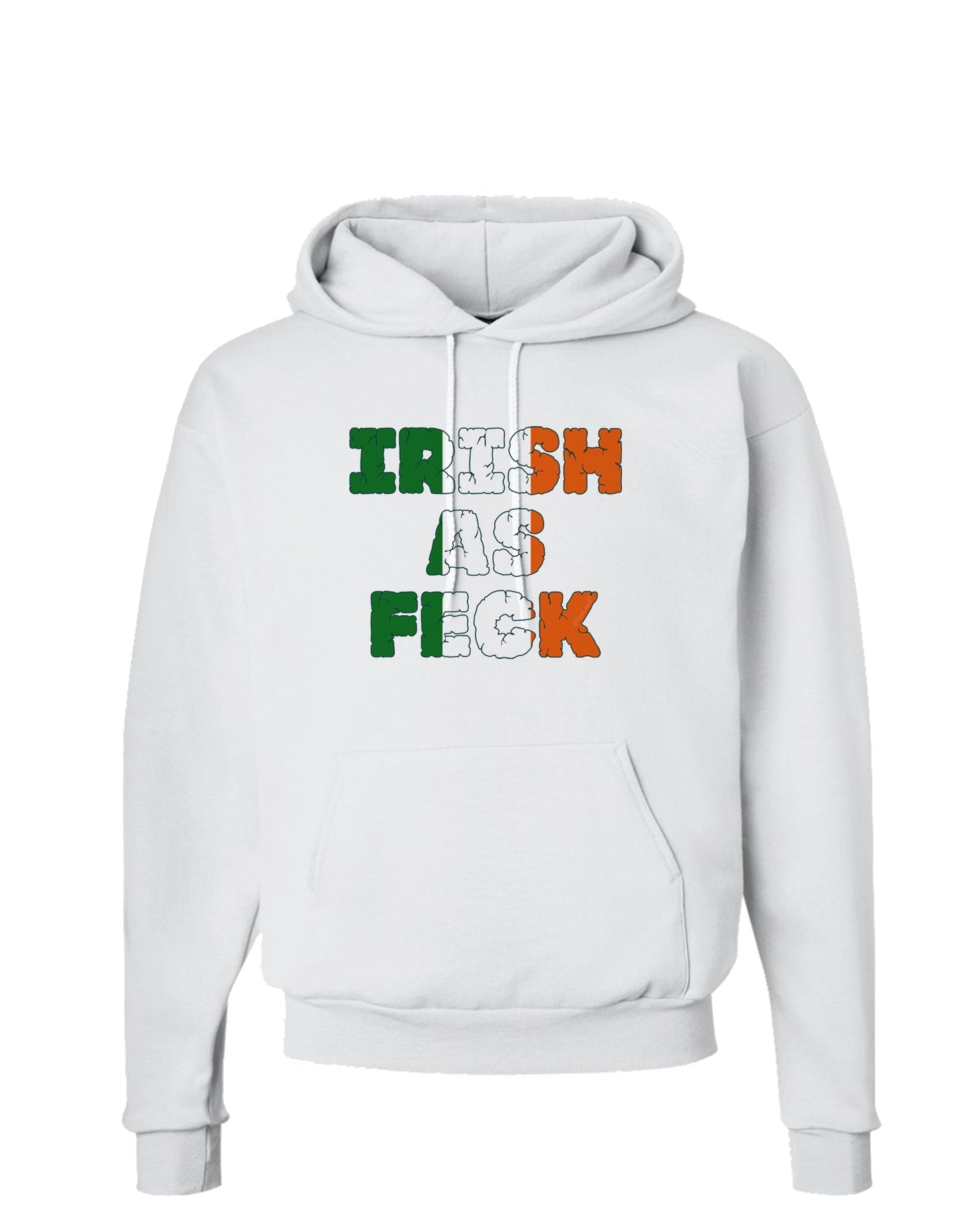 Irish As Feck Funny Hoodie Sweatshirt by TooLoud-Hoodie-TooLoud-White-Small-Davson Sales