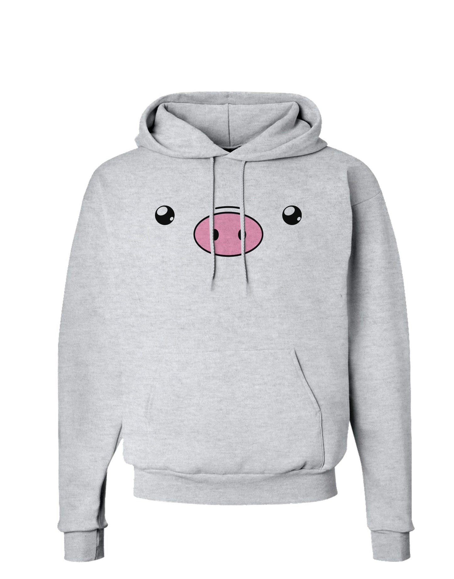 Kyu-T Face - Oinkz the Pig Hoodie Sweatshirt-hoodie-TooLoud-Small-Ash-Grey-Davson Sales