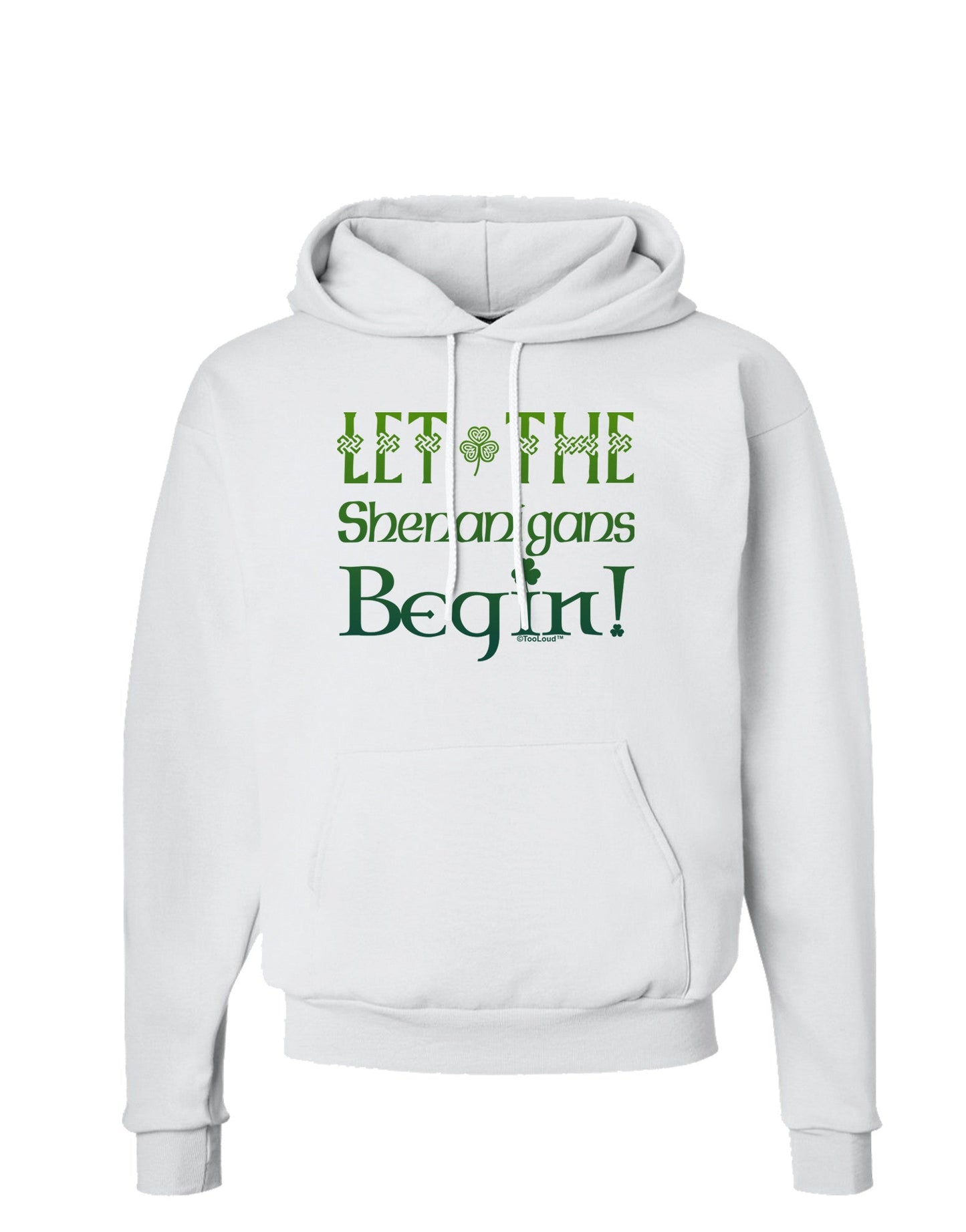 Let the Shenanigans Begin Hoodie Sweatshirt-Hoodie-TooLoud-White-Small-Davson Sales