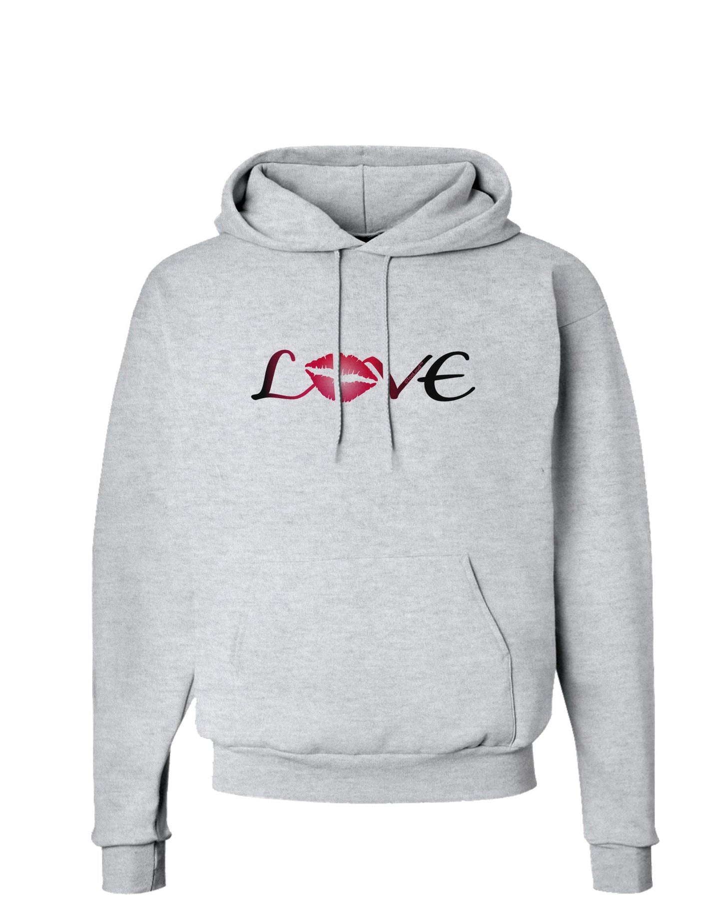 Love Kiss Hoodie Sweatshirt-Hoodie-TooLoud-AshGray-Small-Davson Sales