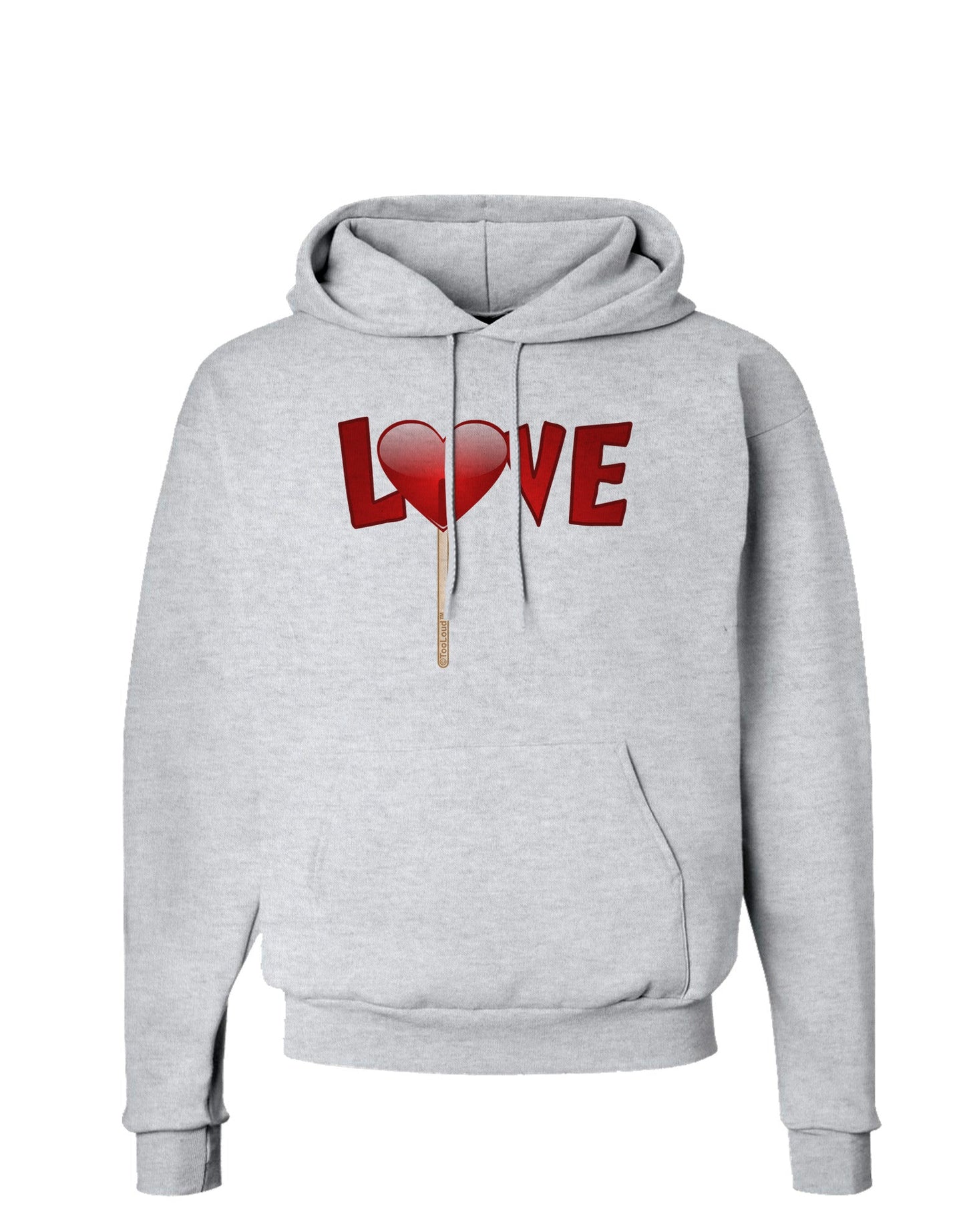 Love Lollipop Hoodie Sweatshirt-Hoodie-TooLoud-AshGray-Small-Davson Sales