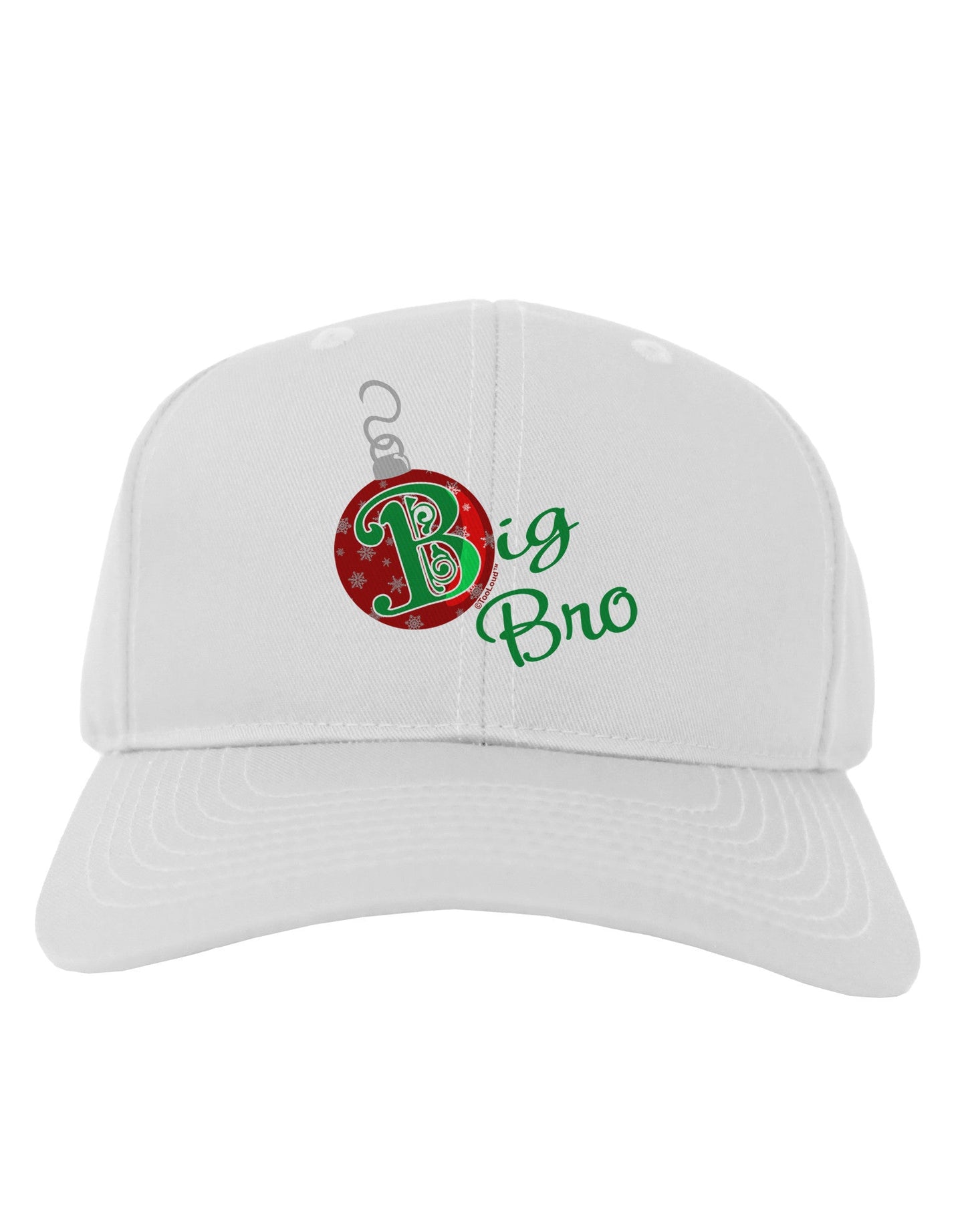 Matching Family Ornament Big Bro Adult Baseball Cap Hat-Baseball Cap-TooLoud-White-One Size-Davson Sales