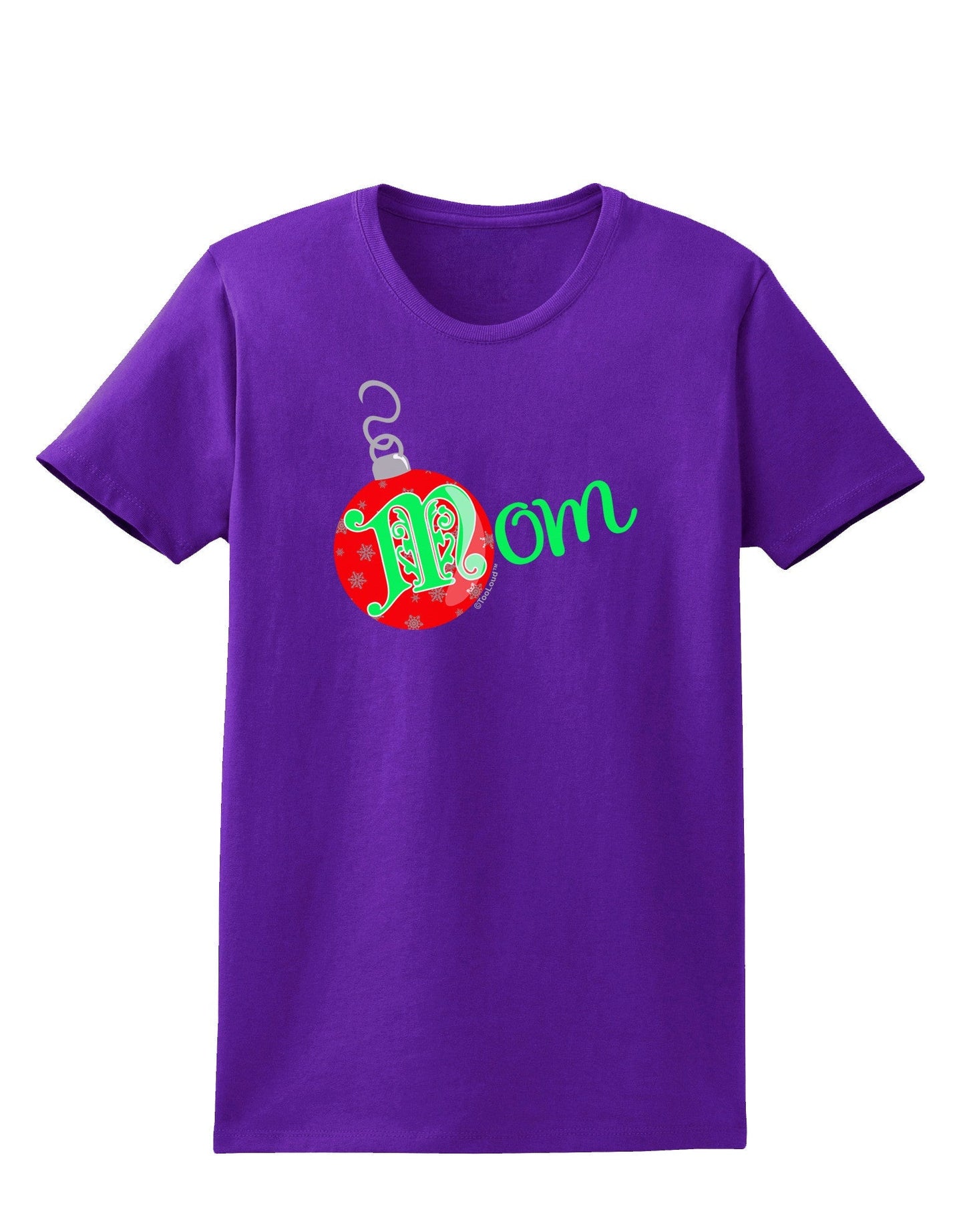 Matching Family Ornament Mom Womens Dark T-Shirt-Ornament-TooLoud-Purple-X-Small-Davson Sales