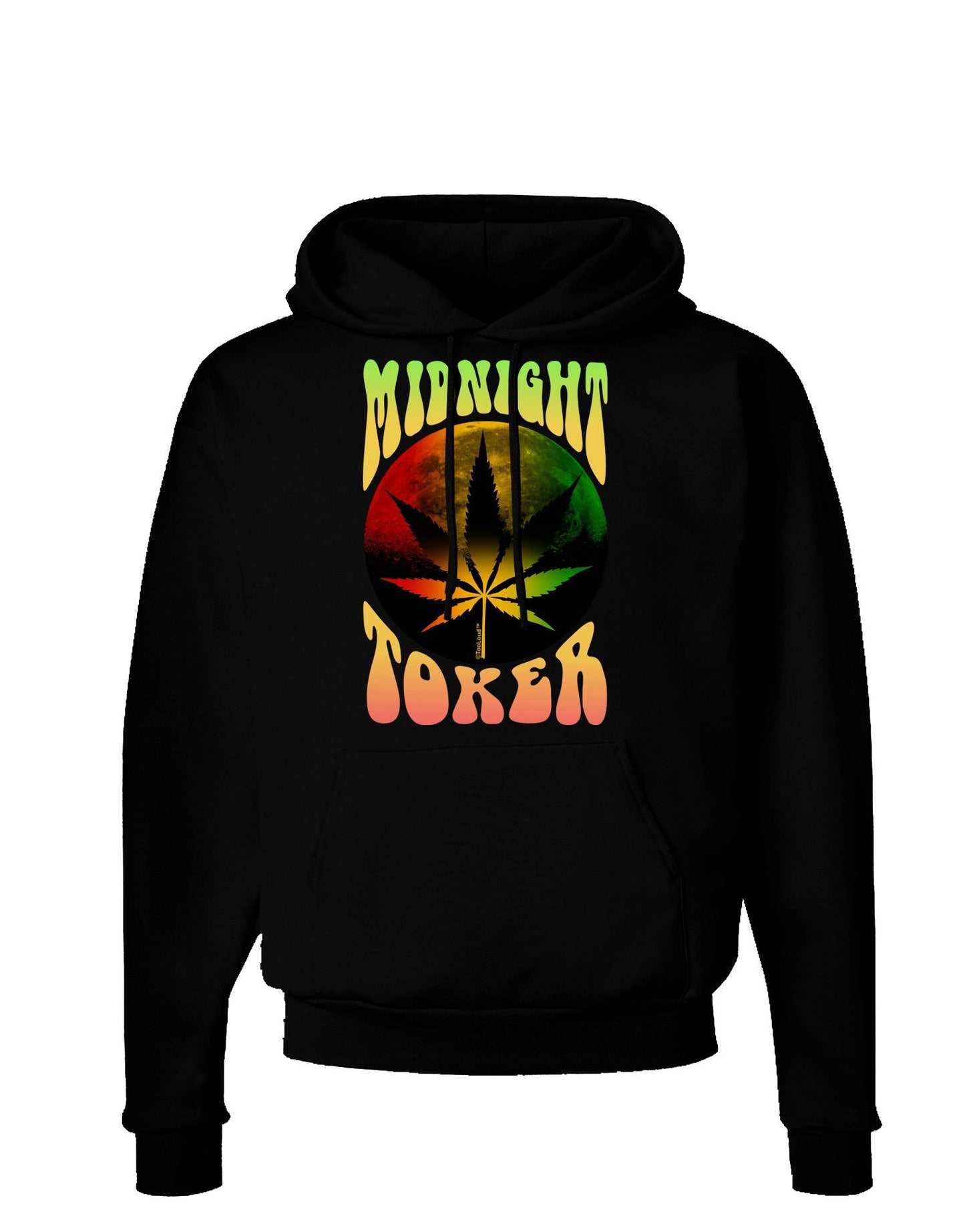 Midnight Toker Marijuana Dark Hoodie Sweatshirt-Hoodie-TooLoud-Black-Small-Davson Sales