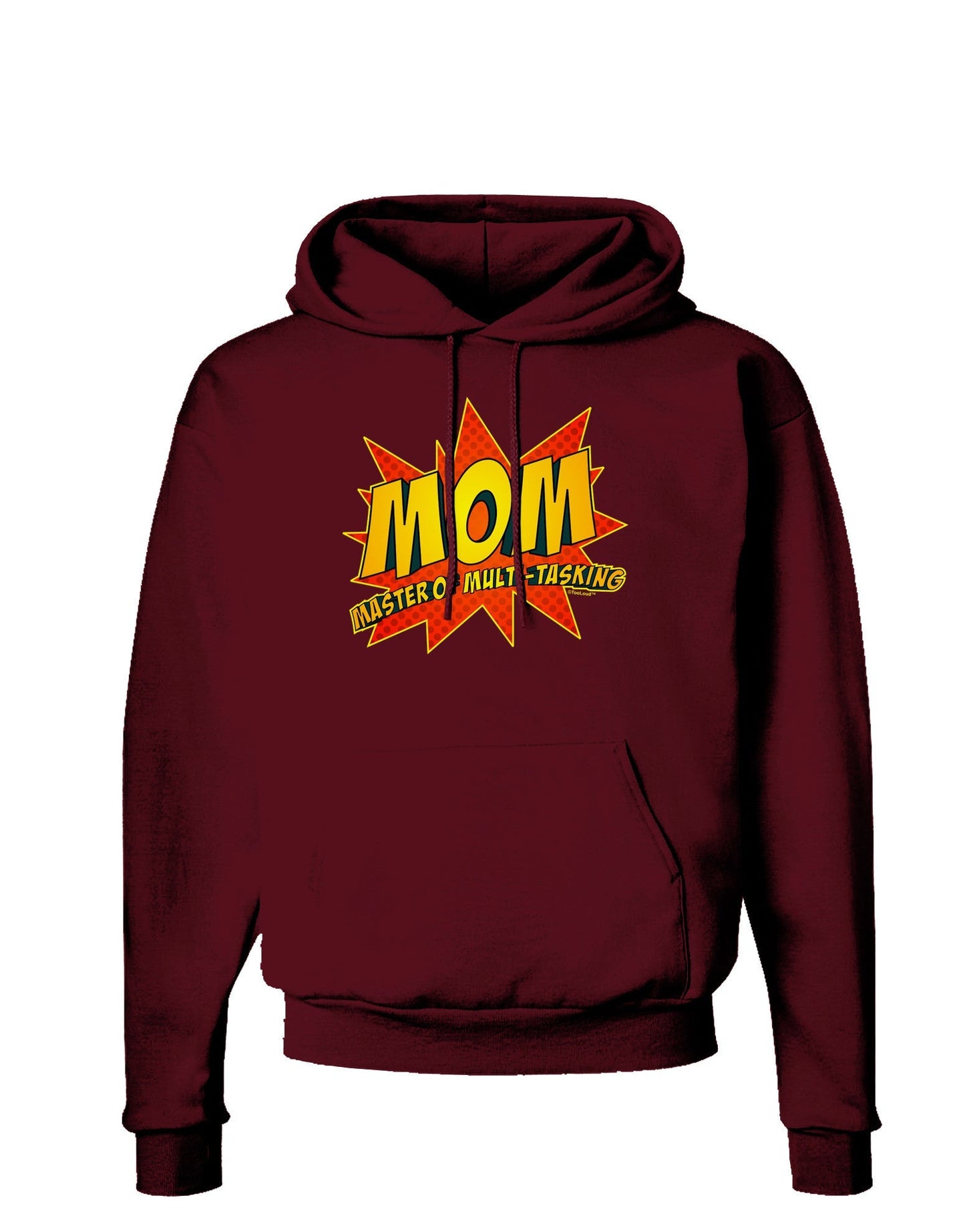 Mom Master Of Multi-tasking Dark Hoodie Sweatshirt-Hoodie-TooLoud-Maroon-Small-Davson Sales