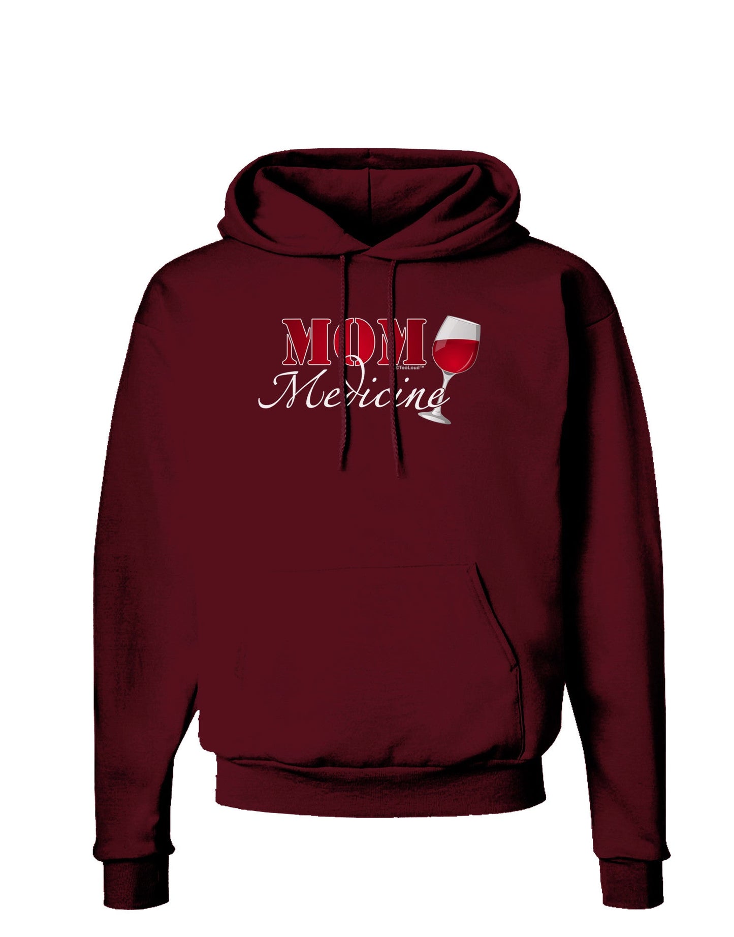 Mom Medicine Dark Hoodie Sweatshirt-Hoodie-TooLoud-Maroon-Small-Davson Sales