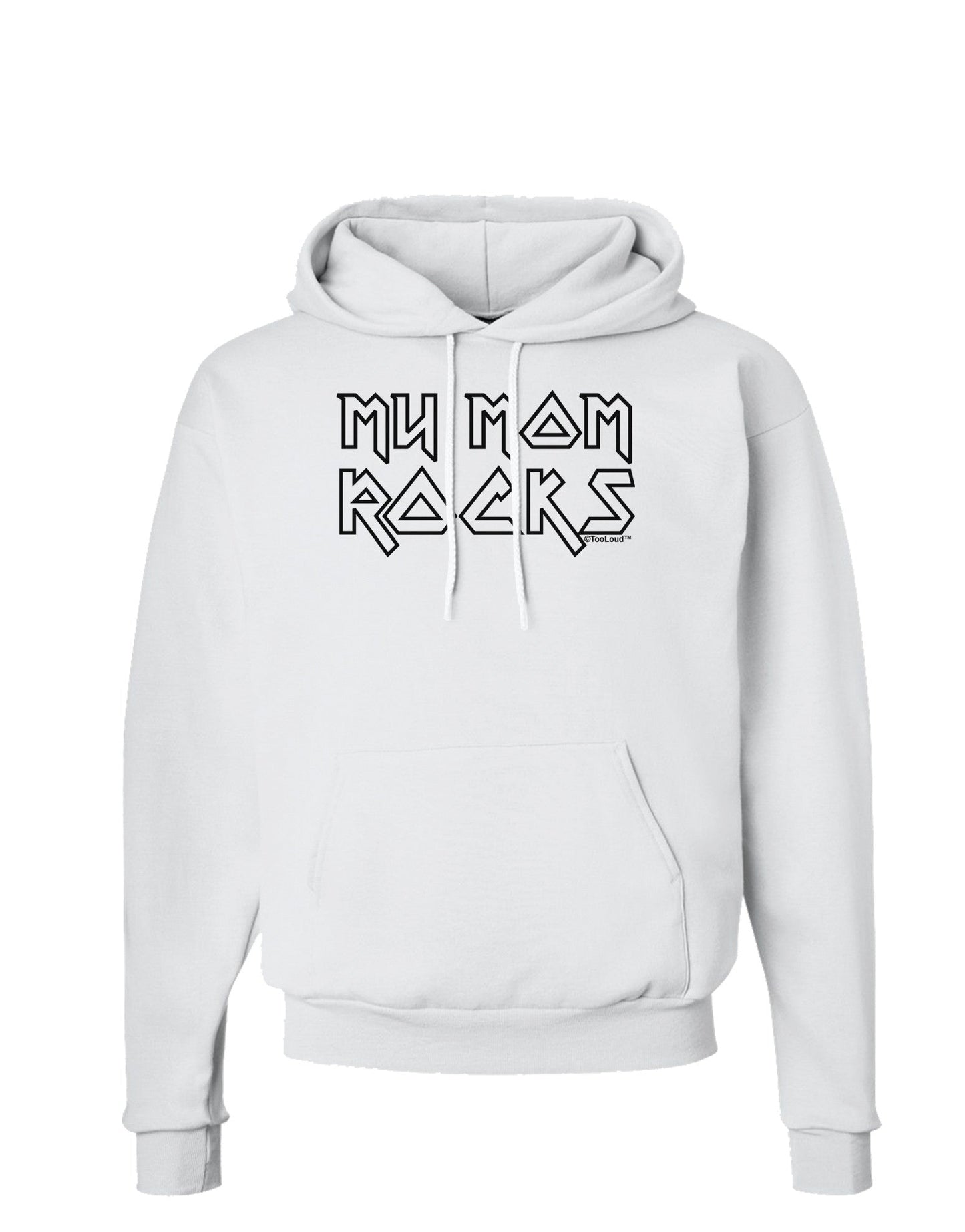 My Mom Rocks - Mother's Day Hoodie Sweatshirt-Hoodie-TooLoud-White-Small-Davson Sales