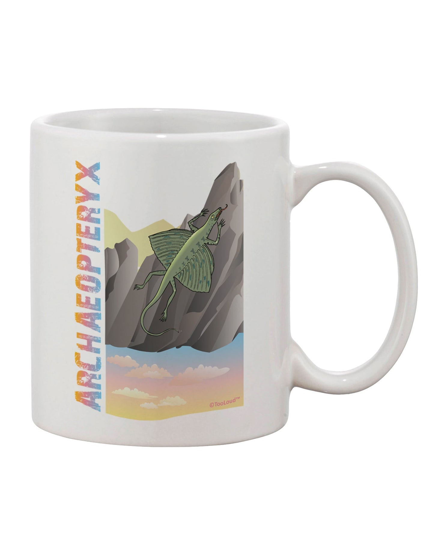 Personalized Archaopteryx 11 oz Coffee Mug - Crafted by a Drinkware Expert-11 OZ Coffee Mug-TooLoud-White-Davson Sales
