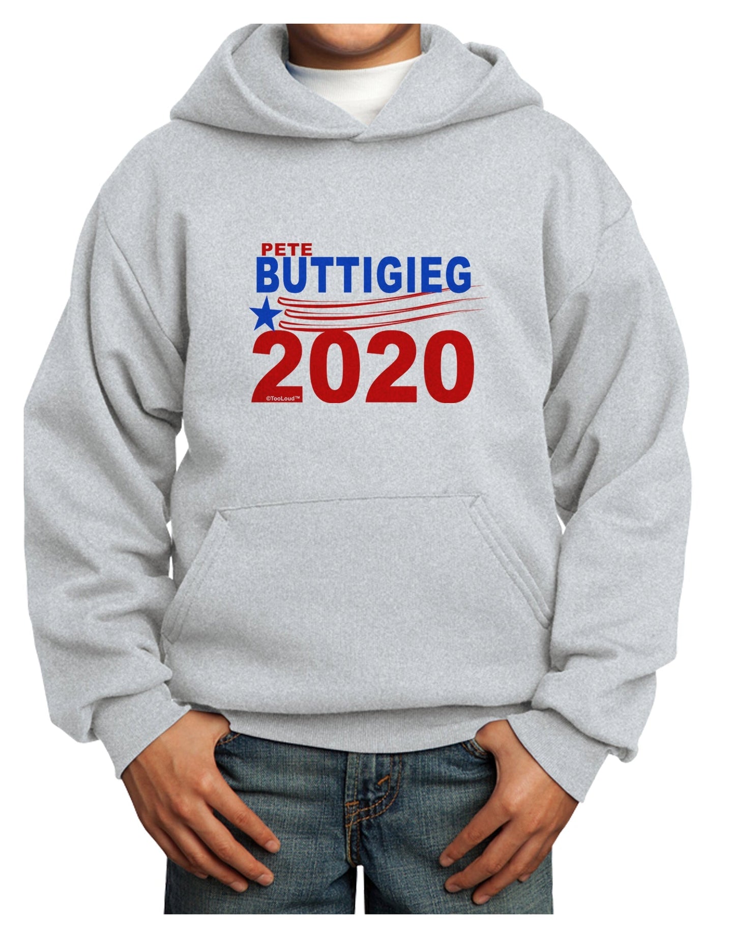Pete Buttigieg 2020 President Youth Hoodie Pullover Sweatshirt by TooLoud-TooLoud-Ash-XS-Davson Sales