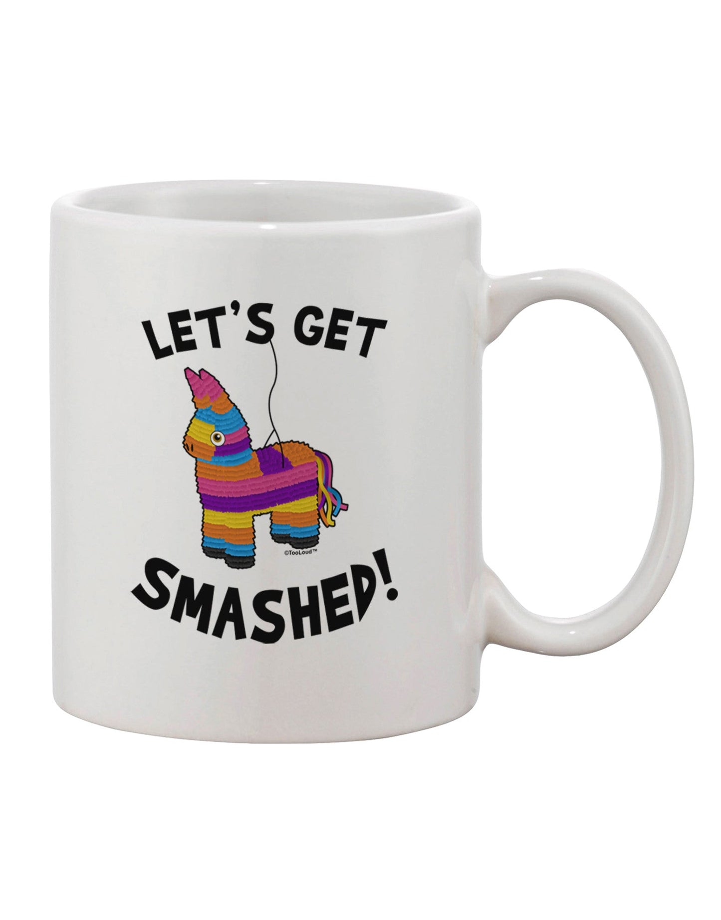 Pinata Printed 11 oz Coffee Mug - Perfect for a Fun-Filled Beverage Experience TooLoud-11 OZ Coffee Mug-TooLoud-White-Davson Sales
