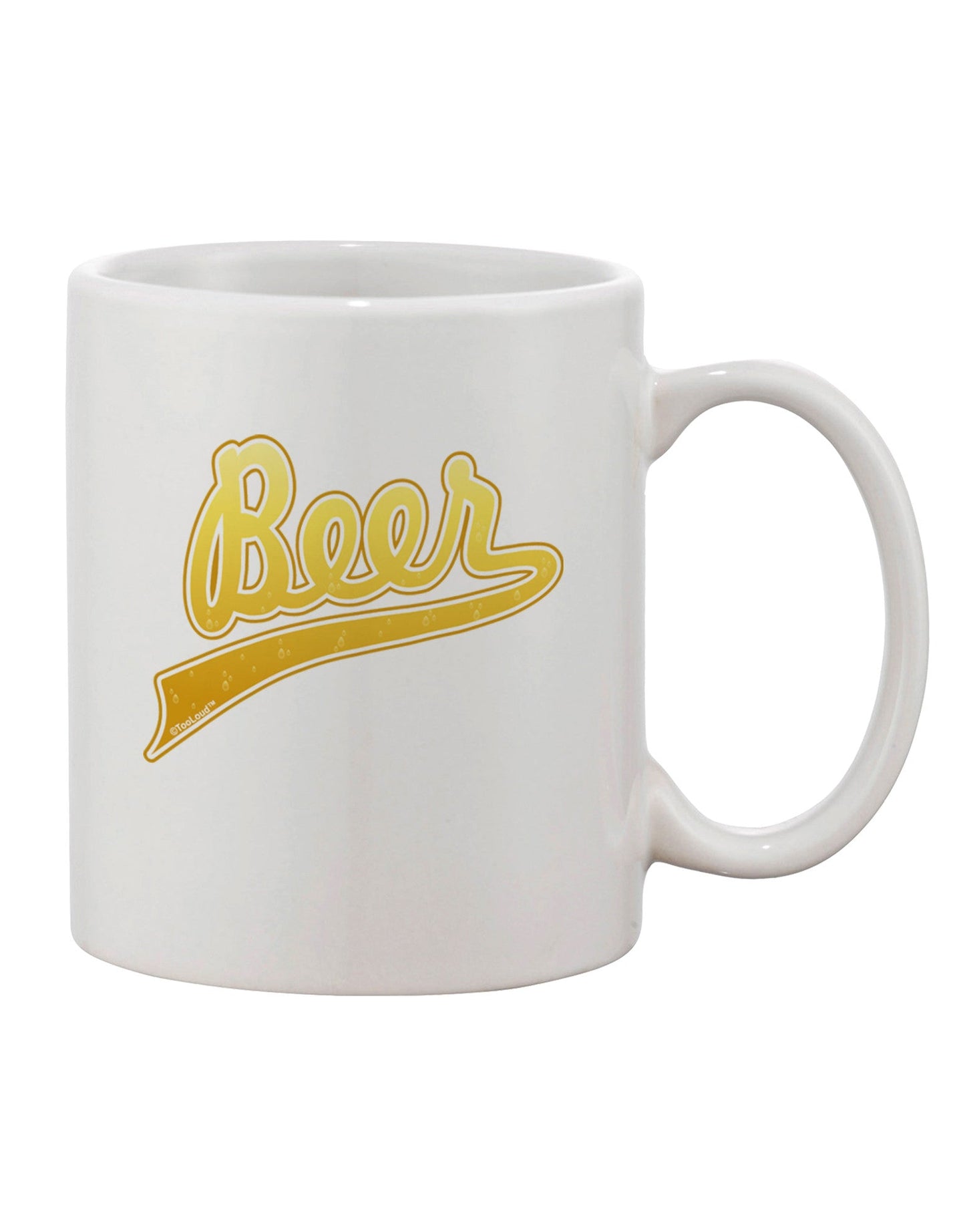 Premium Beer Jersey Printed 11 oz Coffee Mug - Expertly Crafted Drinkware TooLoud-11 OZ Coffee Mug-TooLoud-White-Davson Sales