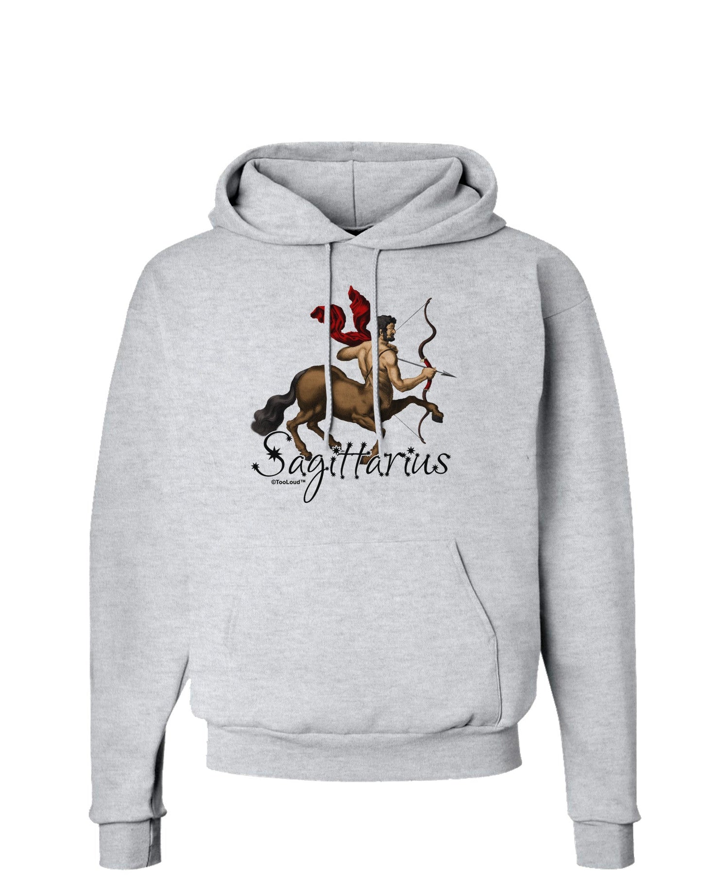 Sagittarius Color Illustration Hoodie Sweatshirt-Hoodie-TooLoud-AshGray-Small-Davson Sales